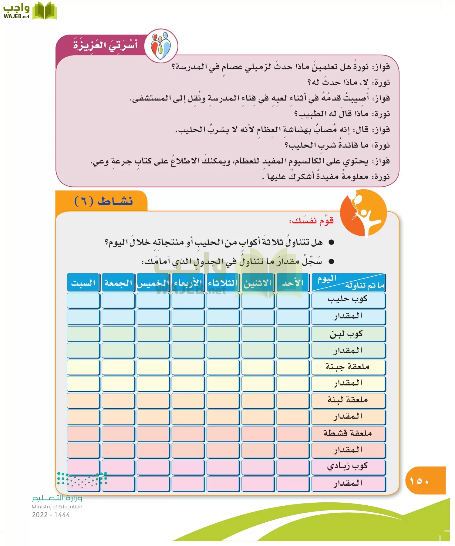 المهارات الحياتية والأسرية page-150