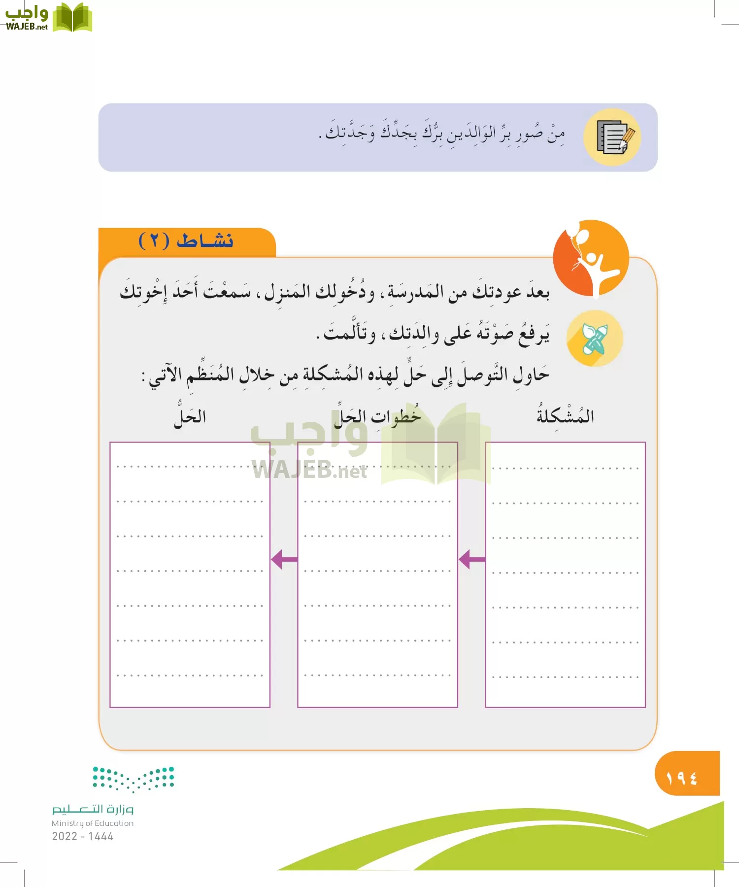 المهارات الحياتية والأسرية page-194