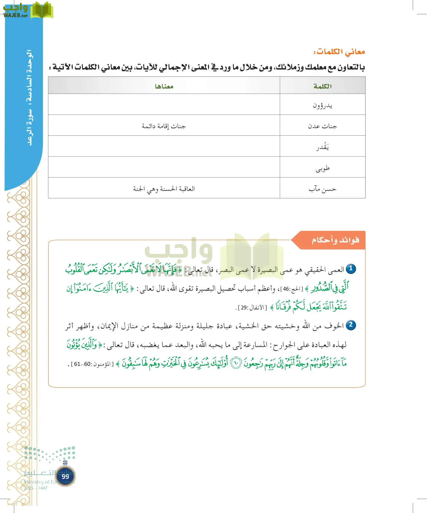 القرآن الكريم وتفسيره page-98