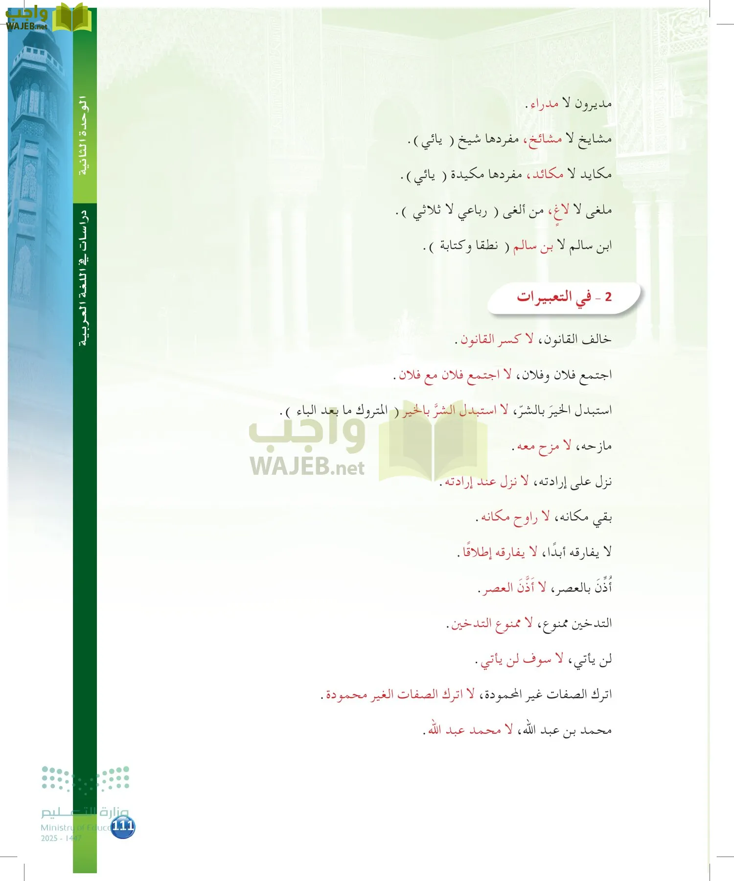 الدراسات اللغوية page-110
