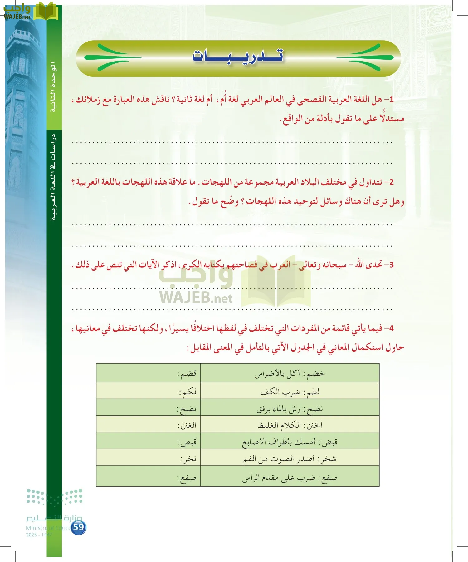الدراسات اللغوية page-58