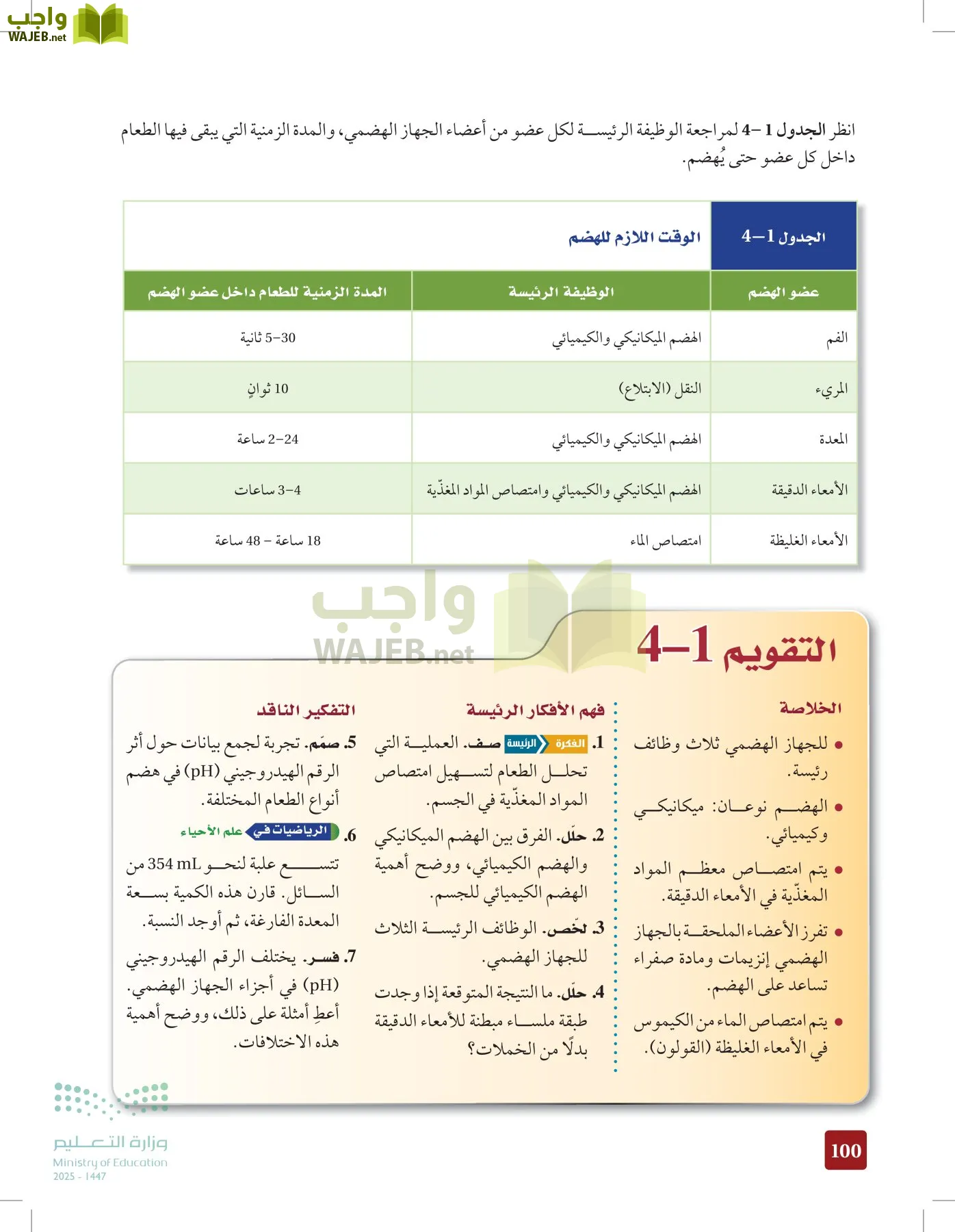 الأحياء 2-2 الفصل الثاني page-99