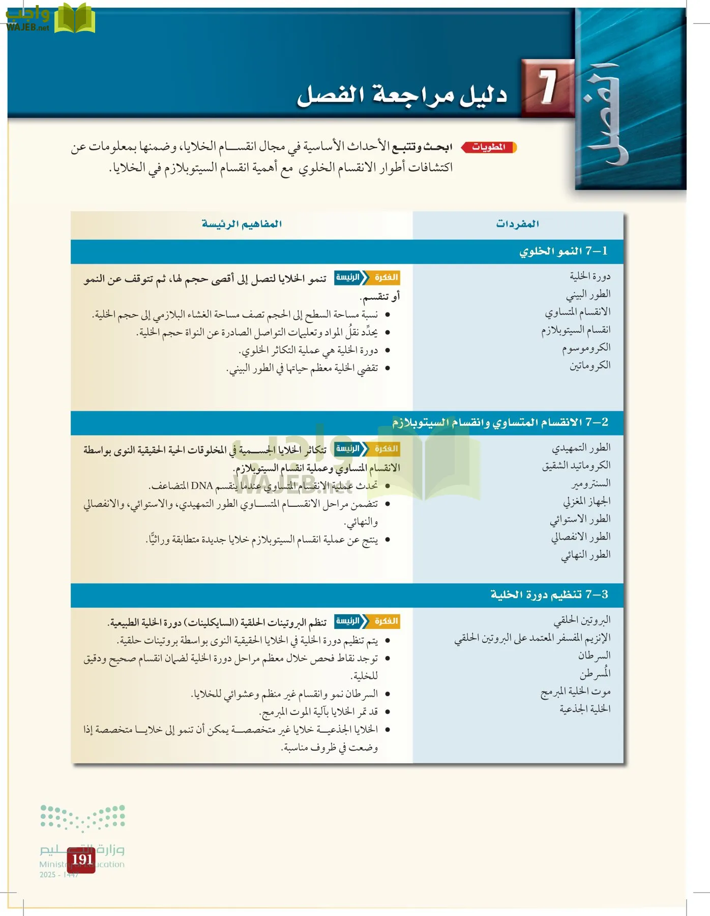 الأحياء 2-2 الفصل الثاني page-190