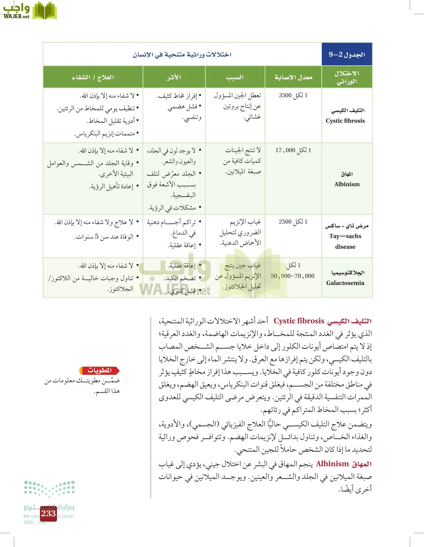 الأحياء 2-2 الفصل الثاني page-232