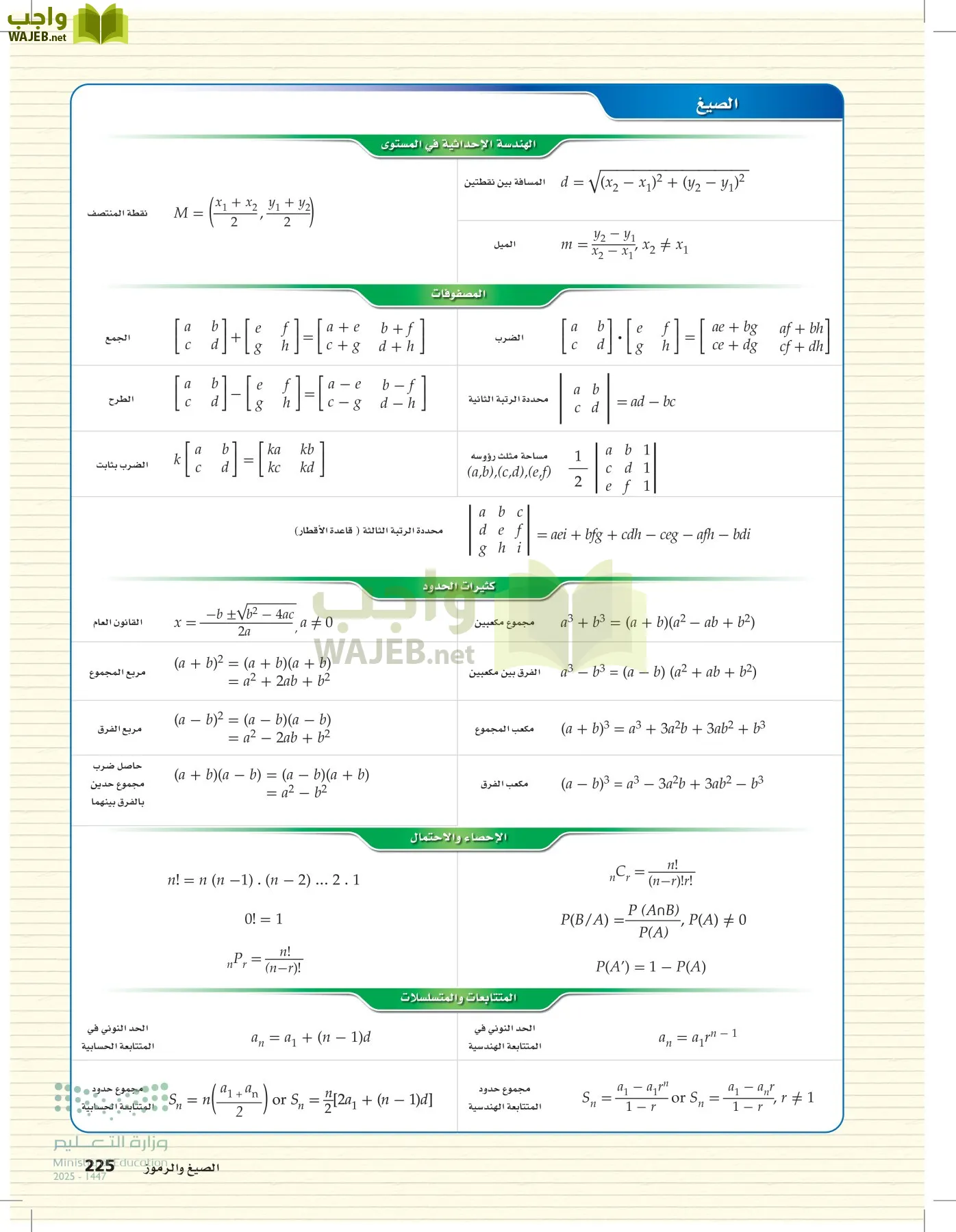 الرياضيات2-2الفصل الثاني page-224
