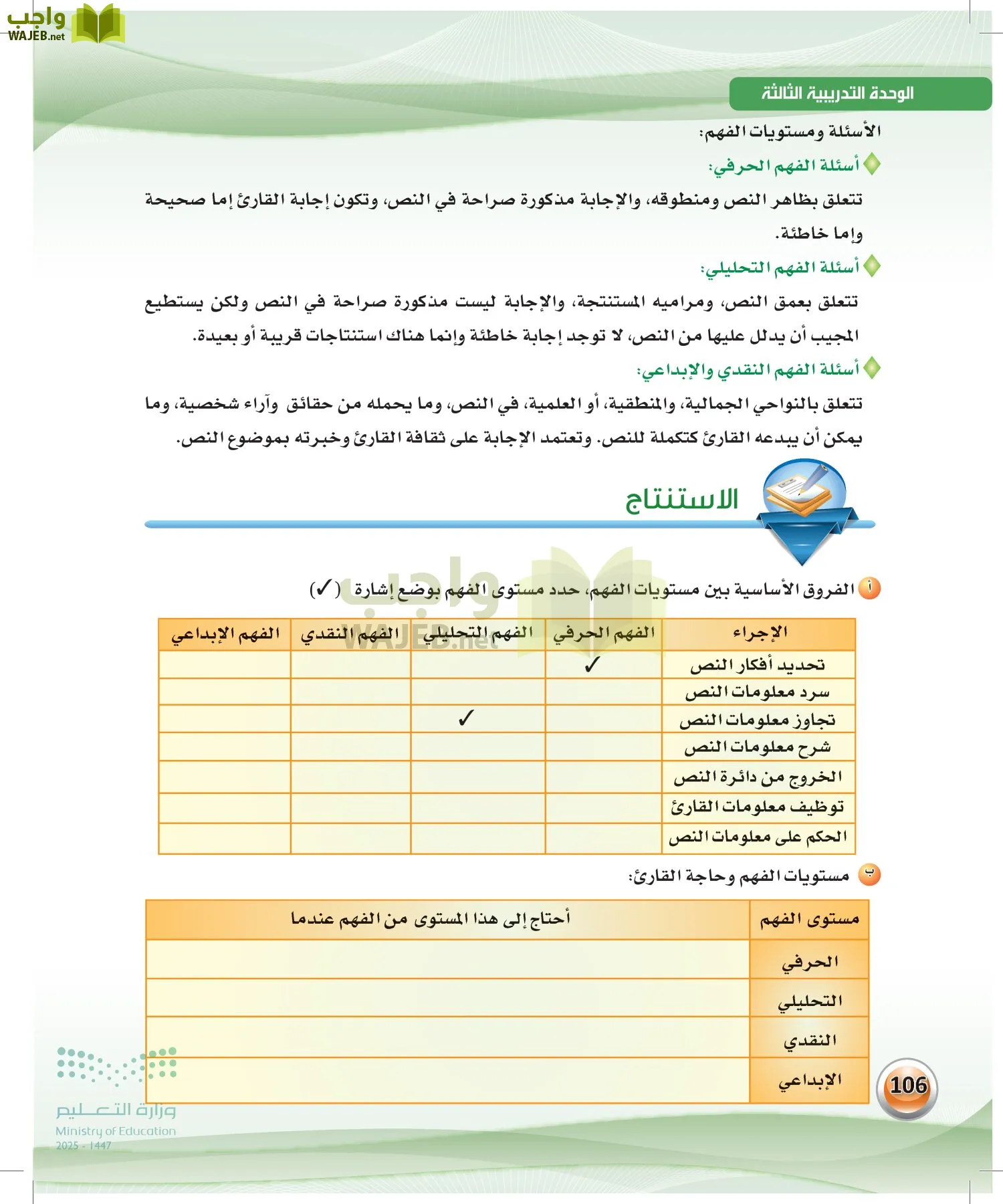 الكفايات اللغوية 2-1 page-105