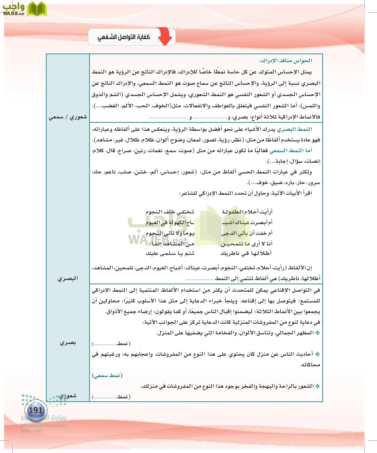 الكفايات اللغوية 2-1 page-190