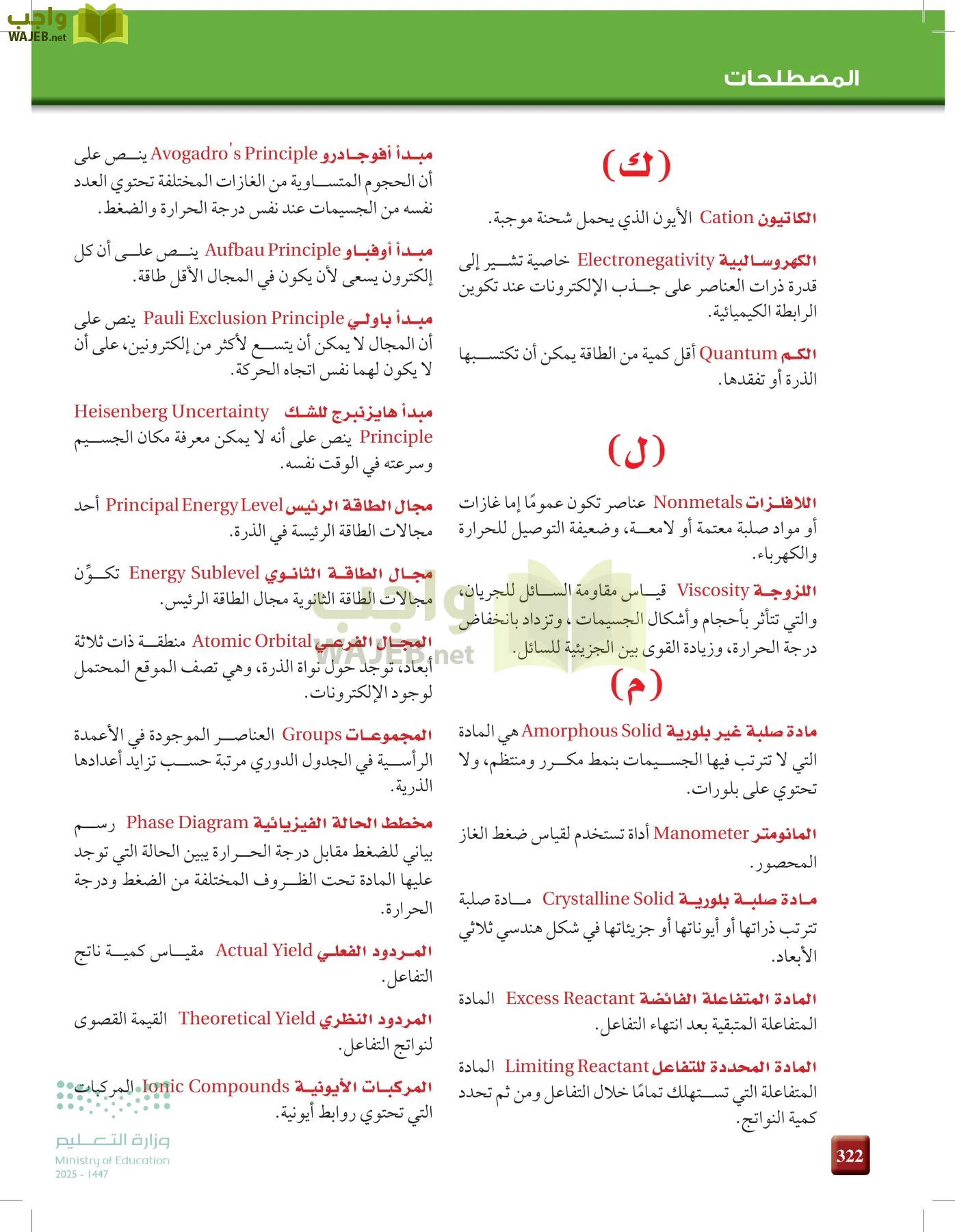 الكيمياء1-2 الفصل الأول page-321