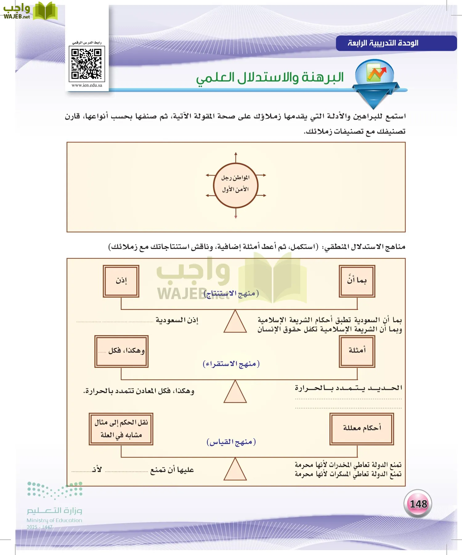 اللغة العربية الكفايات اللغوية2-1 الفصل الأول page-147