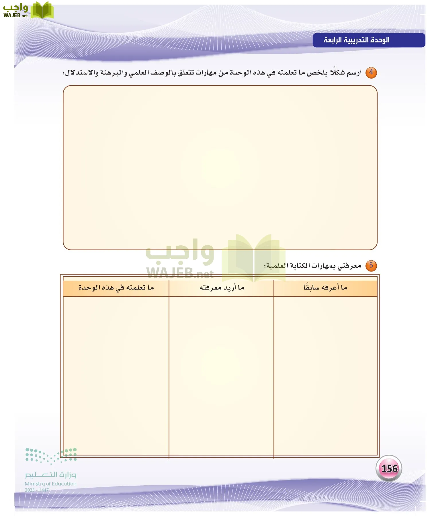 اللغة العربية الكفايات اللغوية2-1 الفصل الأول page-155