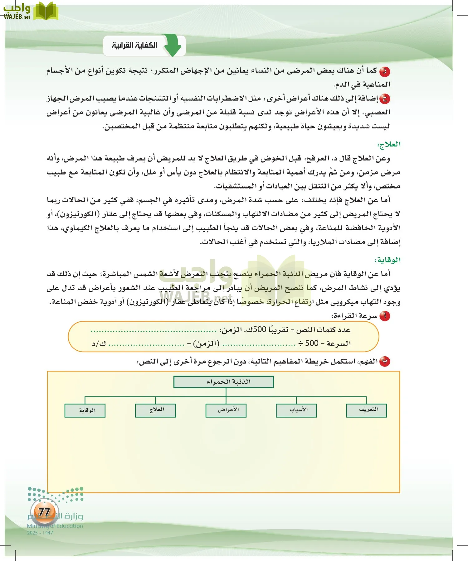 اللغة العربية الكفايات اللغوية2-2 الفصل الثاني page-76