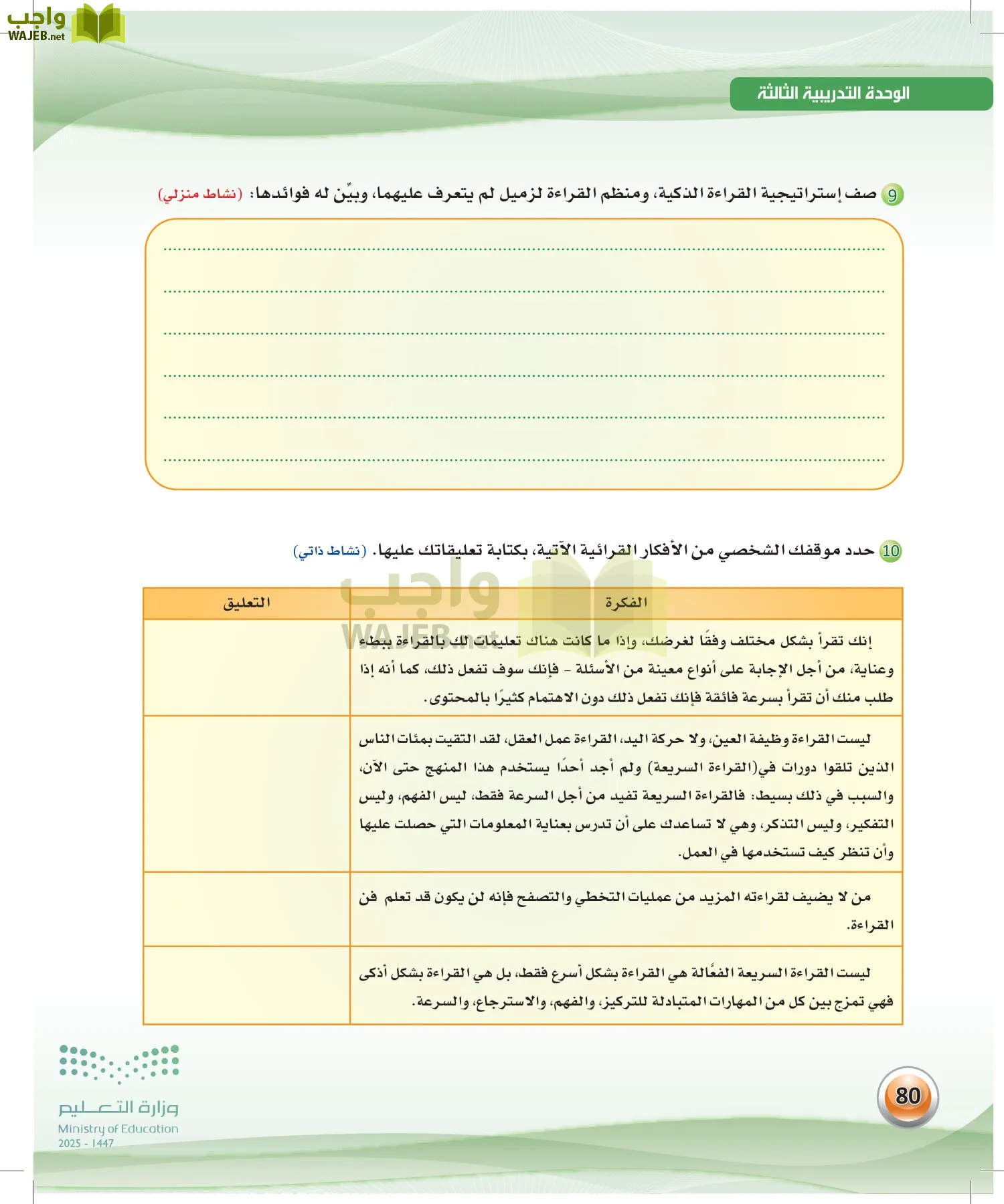 اللغة العربية الكفايات اللغوية2-2 الفصل الثاني page-79