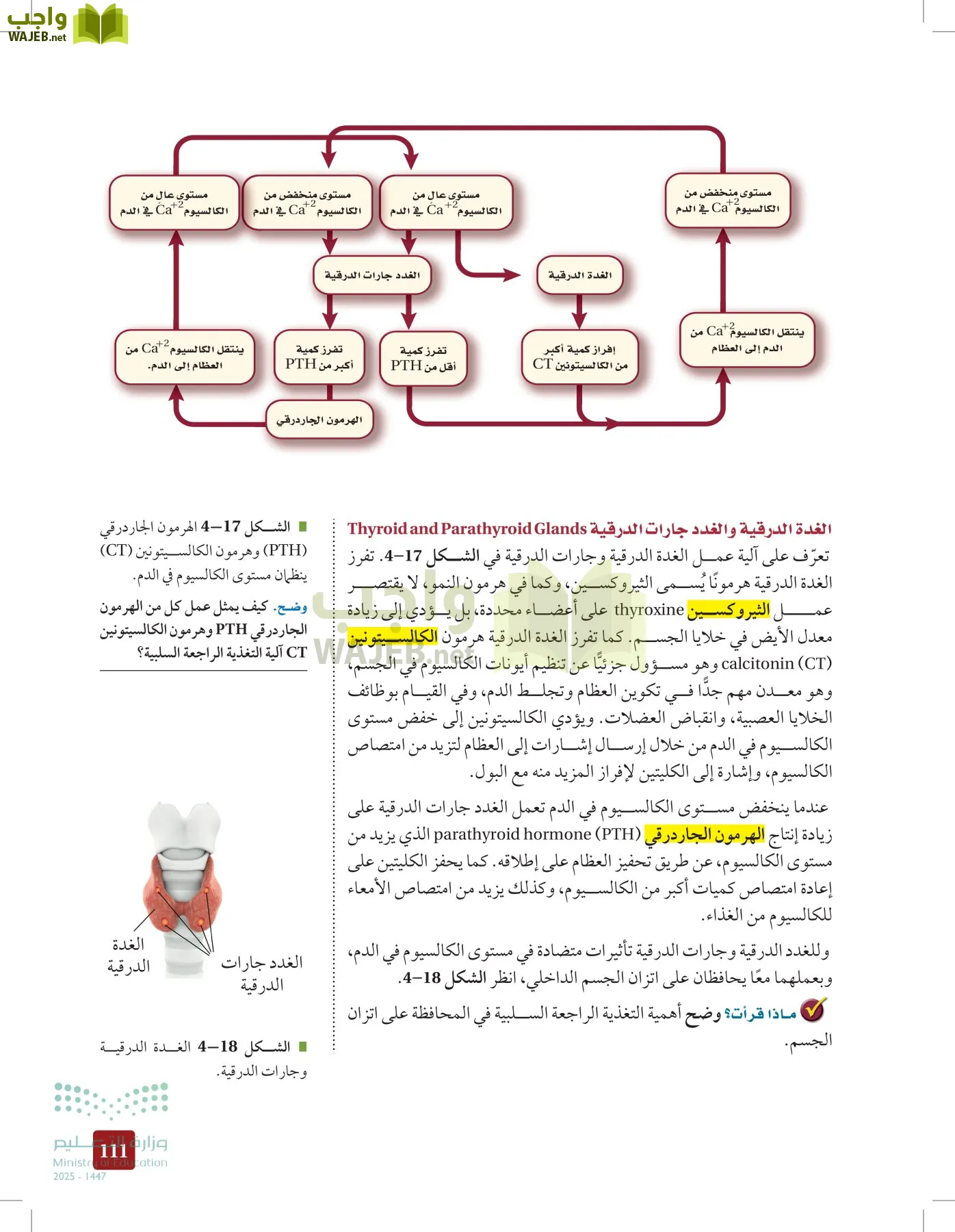 الأحياء 2-2  الفصل الثاني page-110