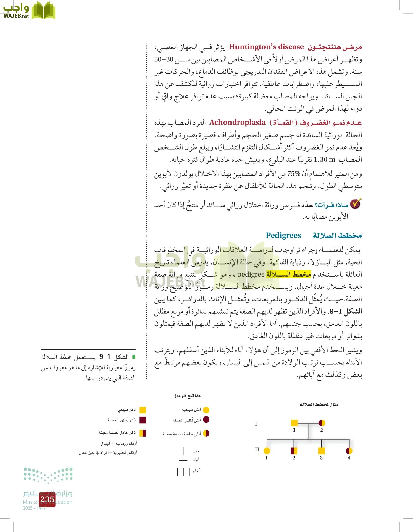 الأحياء 2-2  الفصل الثاني page-234