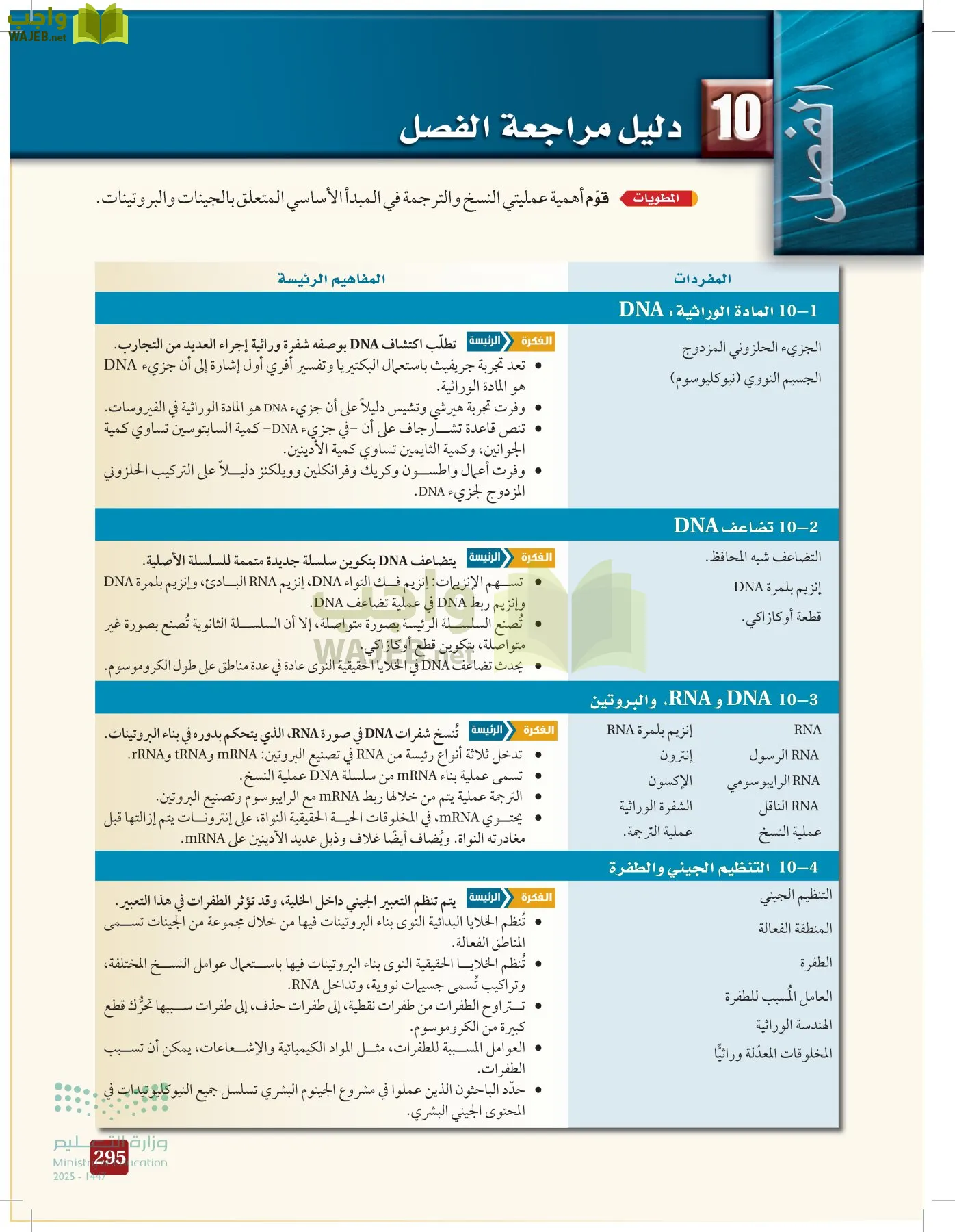 الأحياء 2-2  الفصل الثاني page-294
