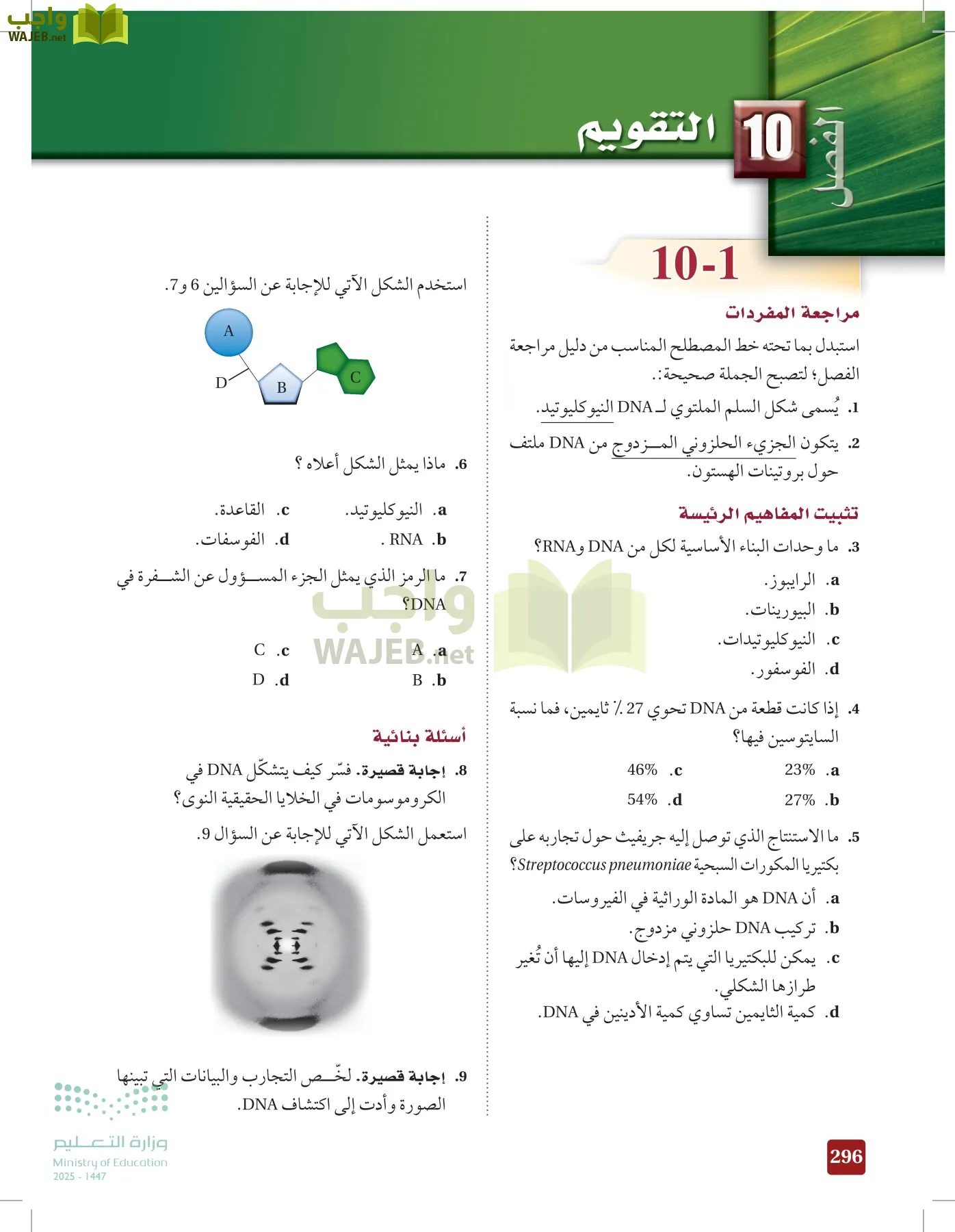 الأحياء 2-2  الفصل الثاني page-295