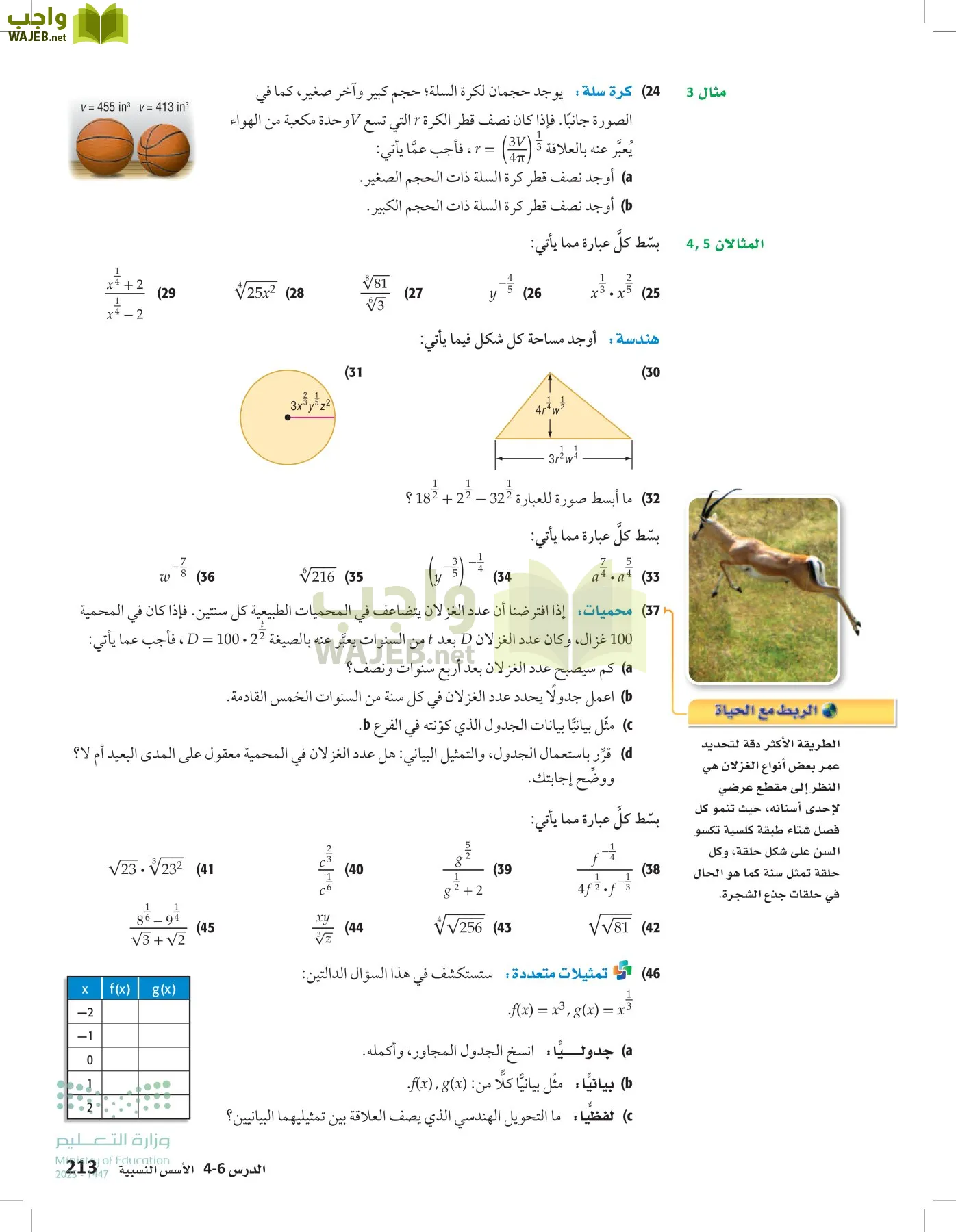 الرياضيات 1-2 الفصل الأول page-212