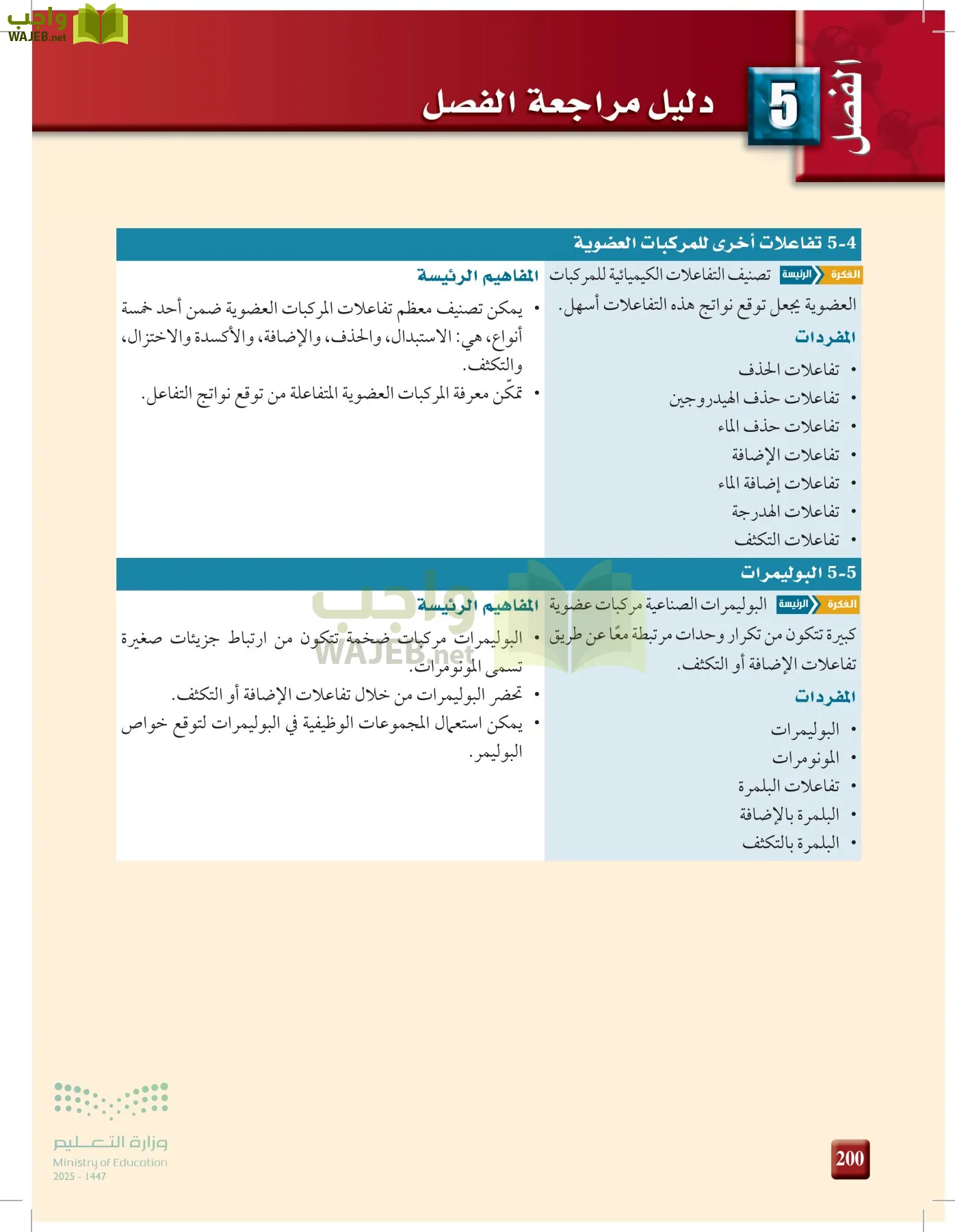 الكيمياء 2-2  الفصل الثاني page-199