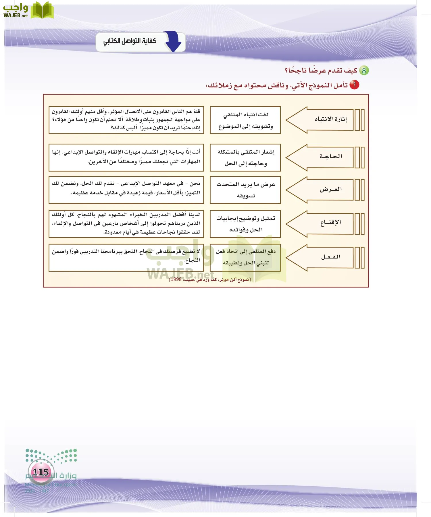 اللغة العربية الكفايات اللغوية2-2 الثاني page-114