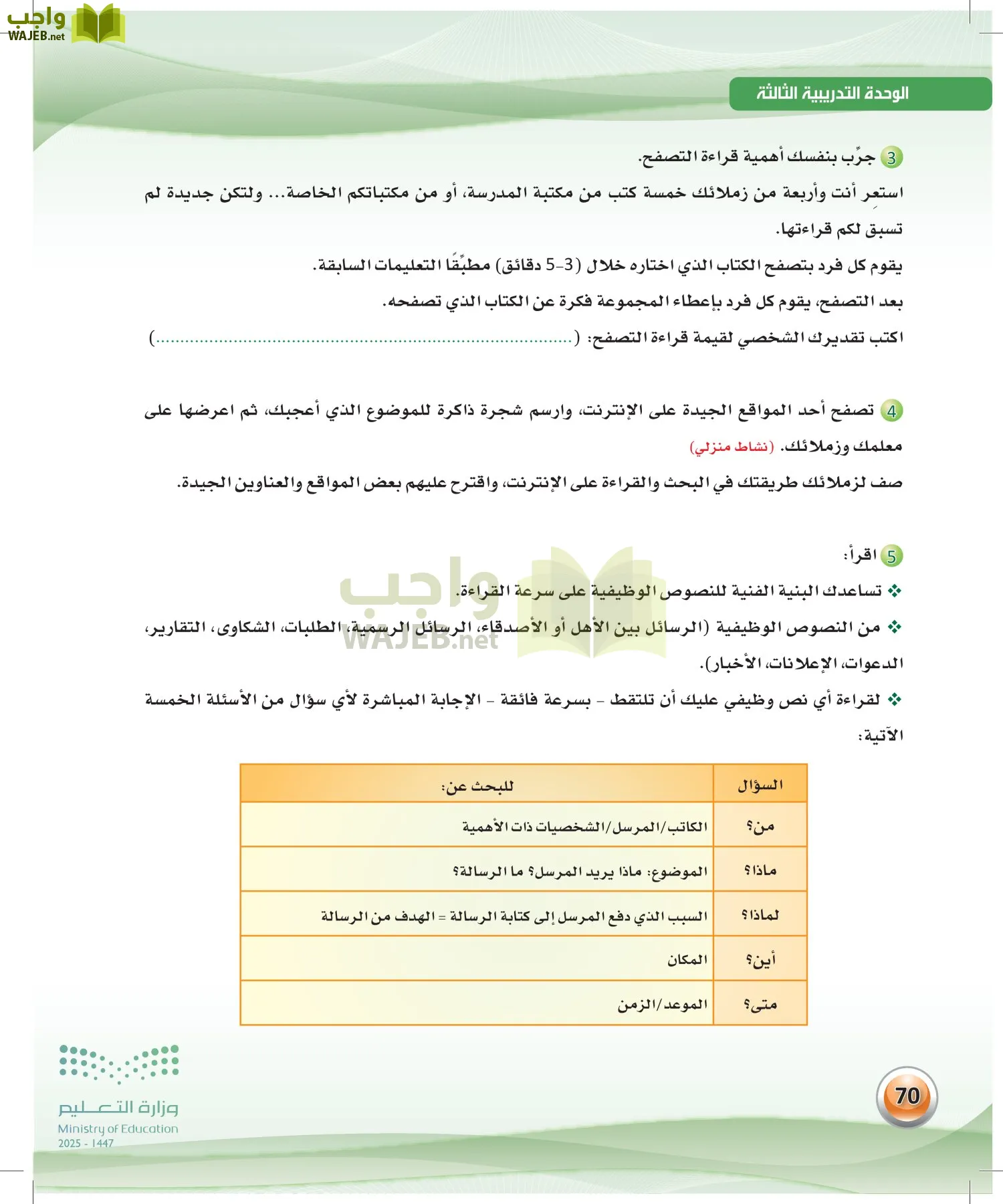اللغة العربية الكفايات اللغوية2-2 الثاني page-69