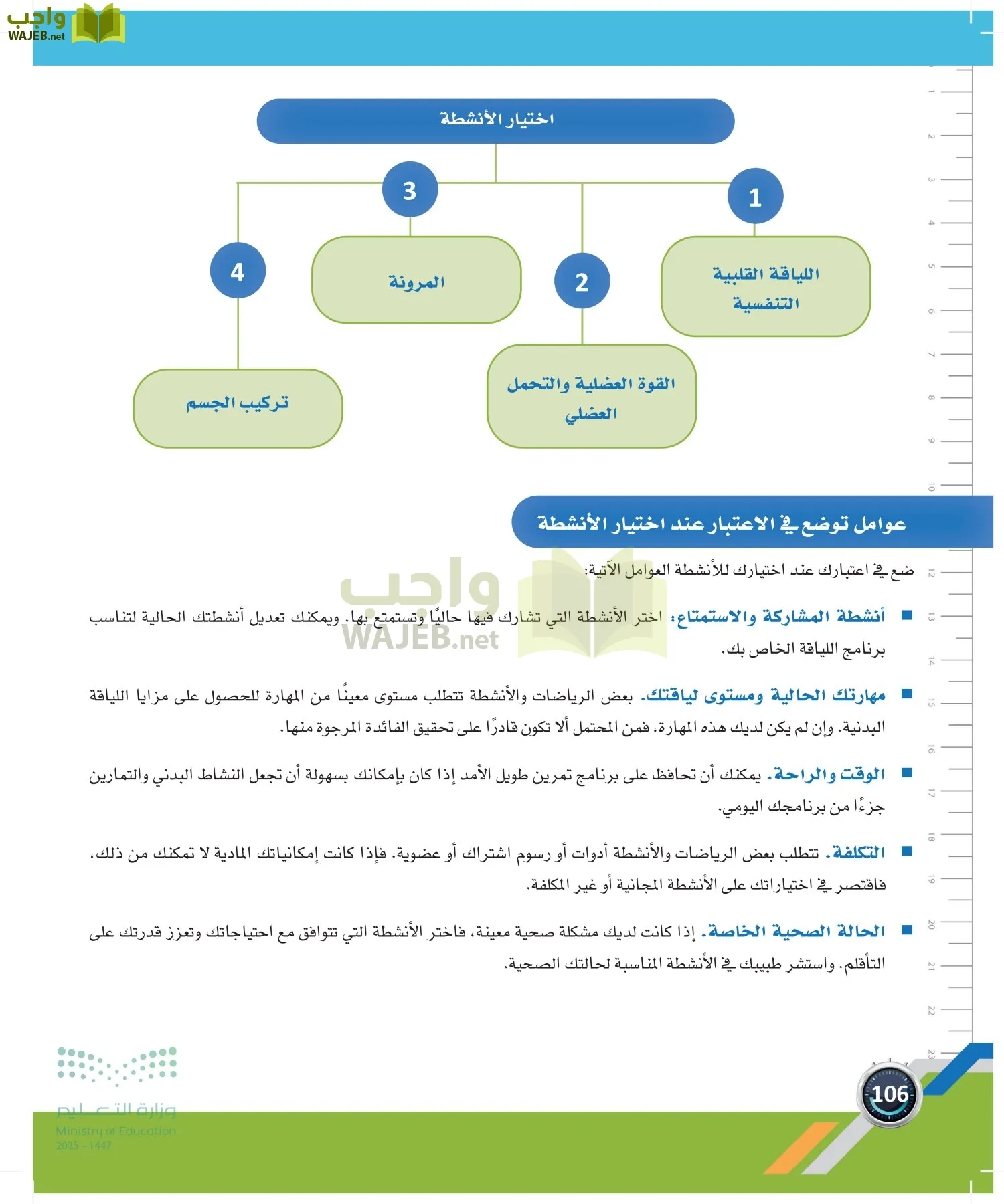 اللياقة والثقافة الصحية page-105