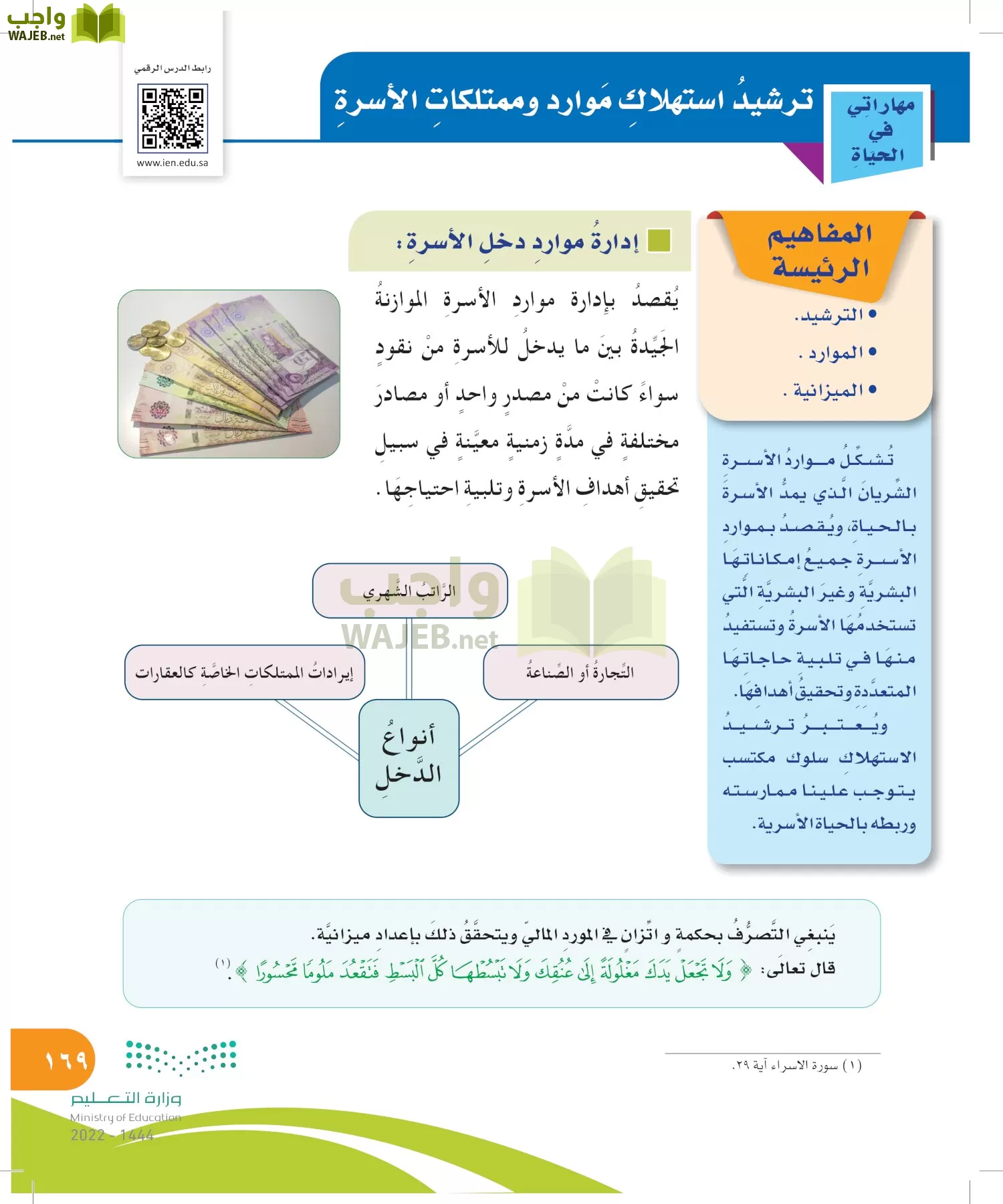المهارات الحياتية والأسرية page-169