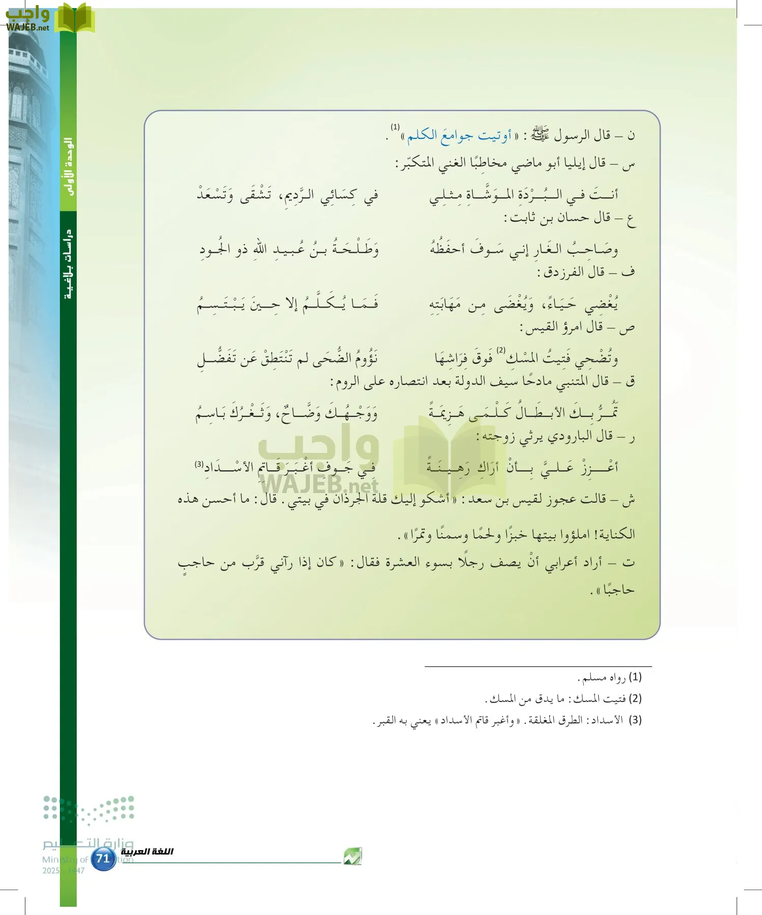 الدراسات البلاغية والنقدية page-70