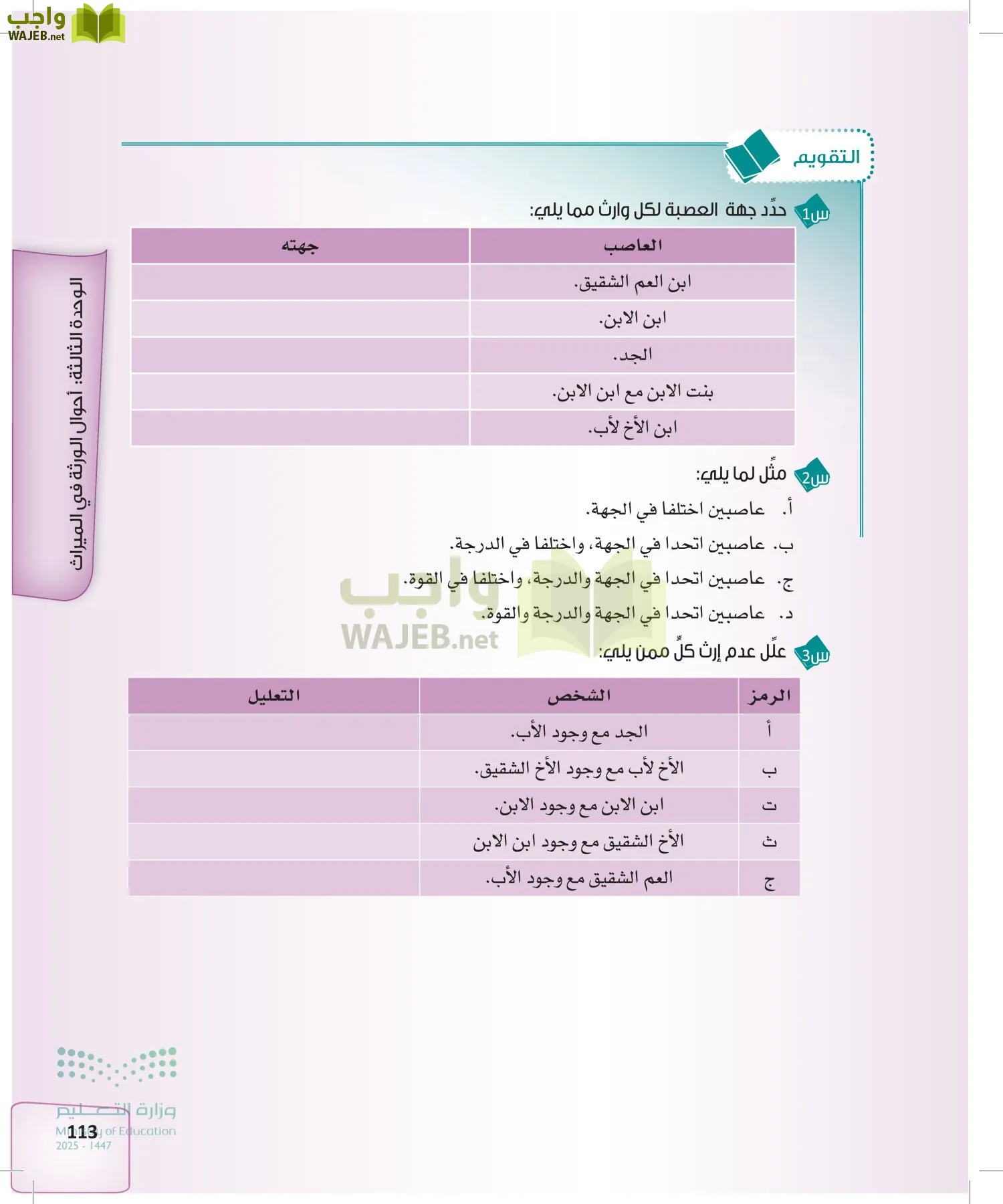 الفرائض page-112
