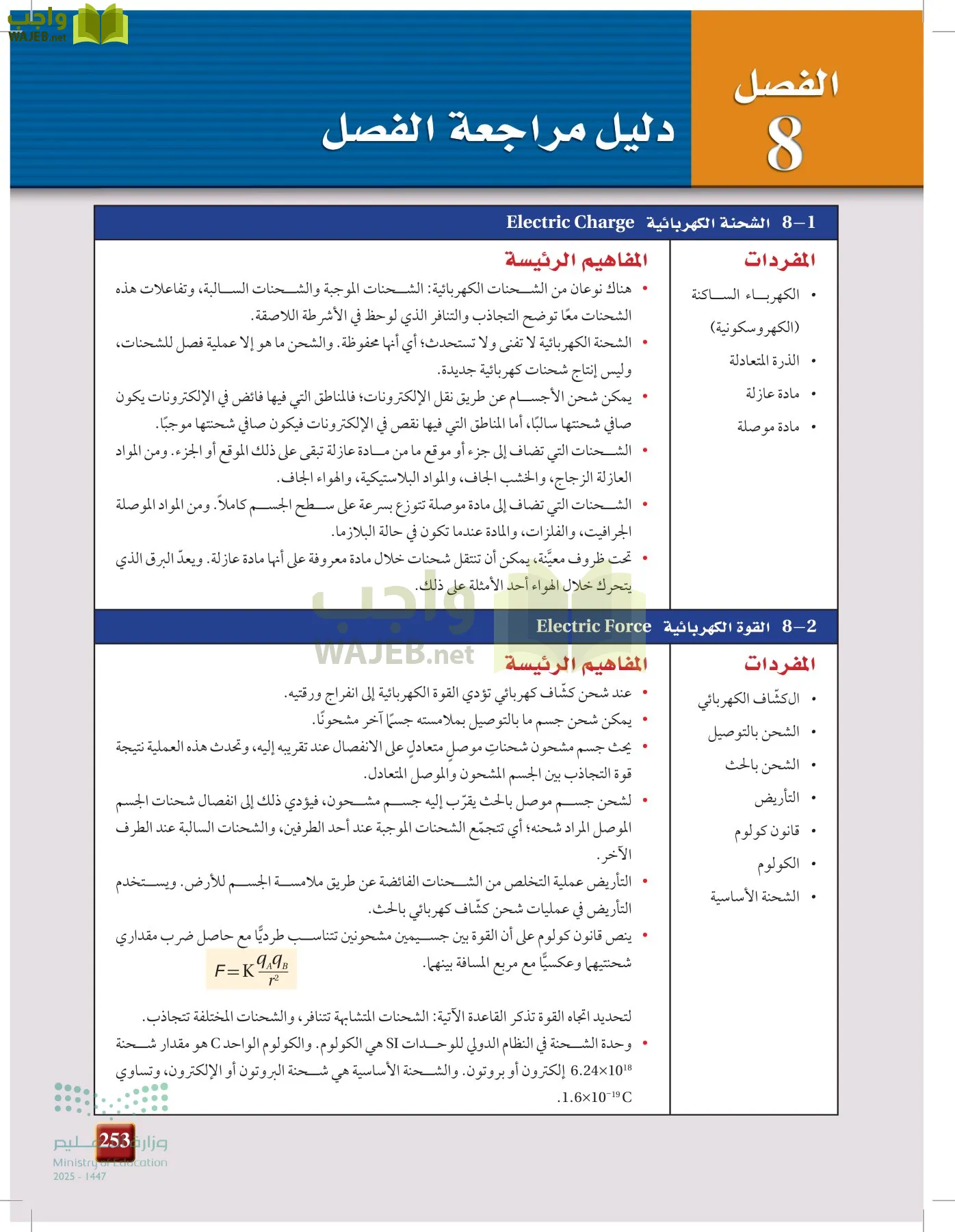 الفيزياء 1-3  الأول page-252