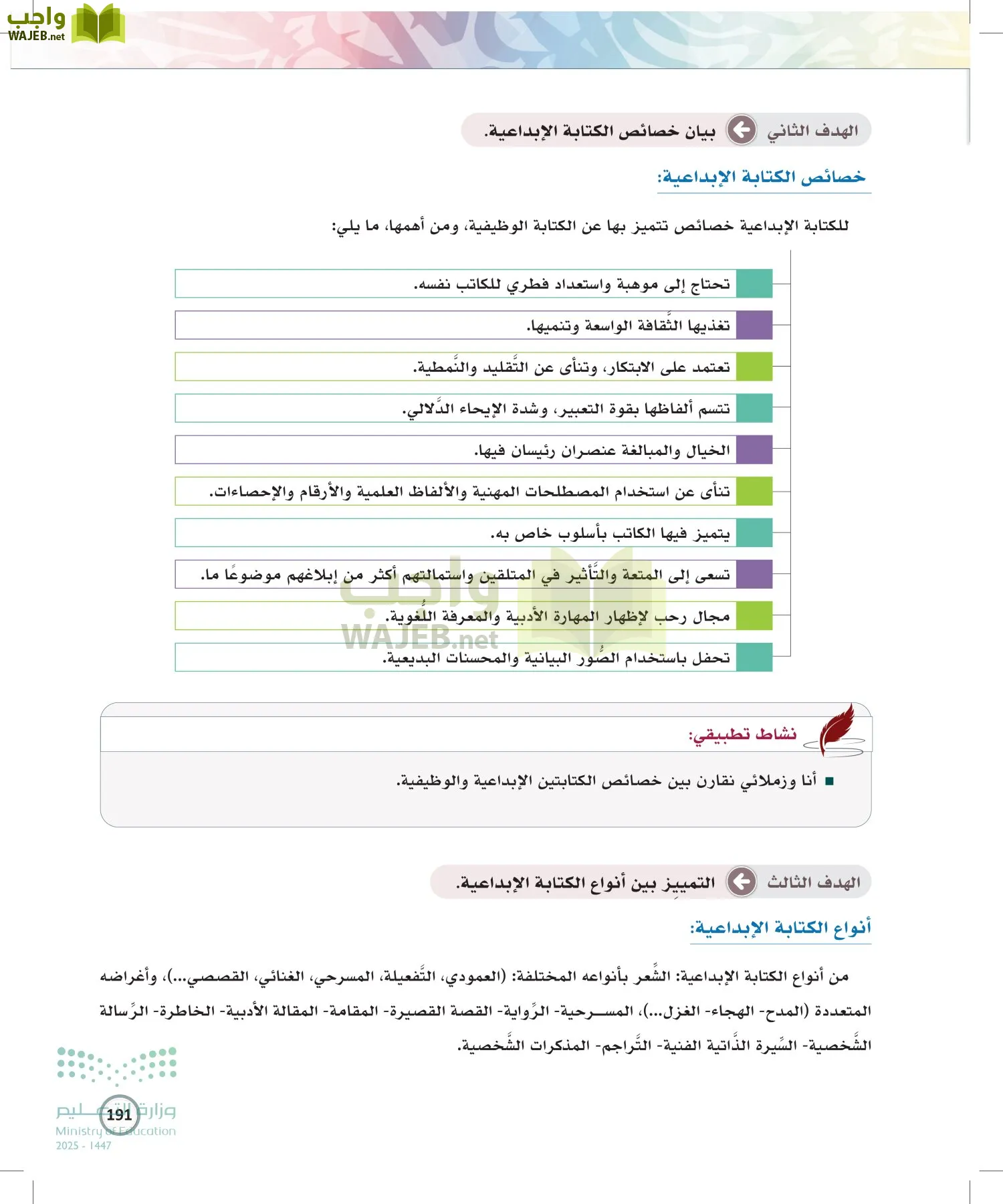 الكتابة الوظيفية و الإبداعية page-190