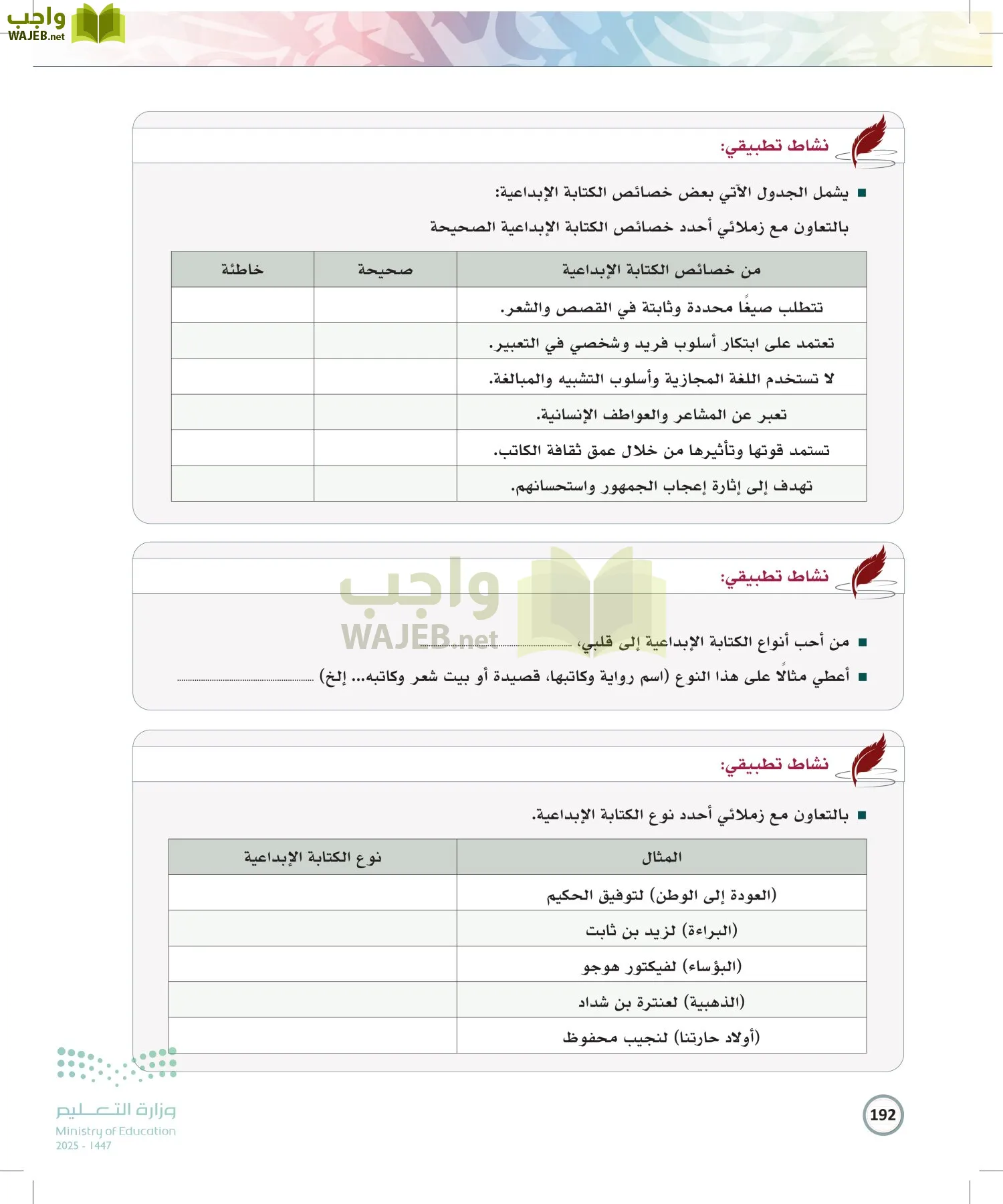 الكتابة الوظيفية و الإبداعية page-191