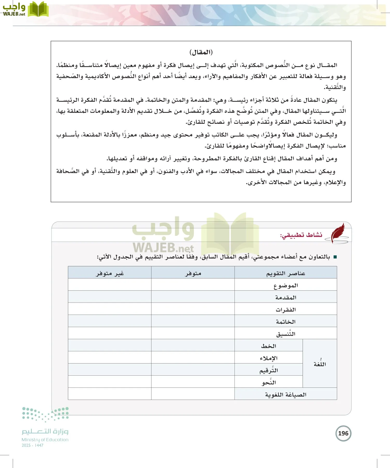 الكتابة الوظيفية و الإبداعية page-195