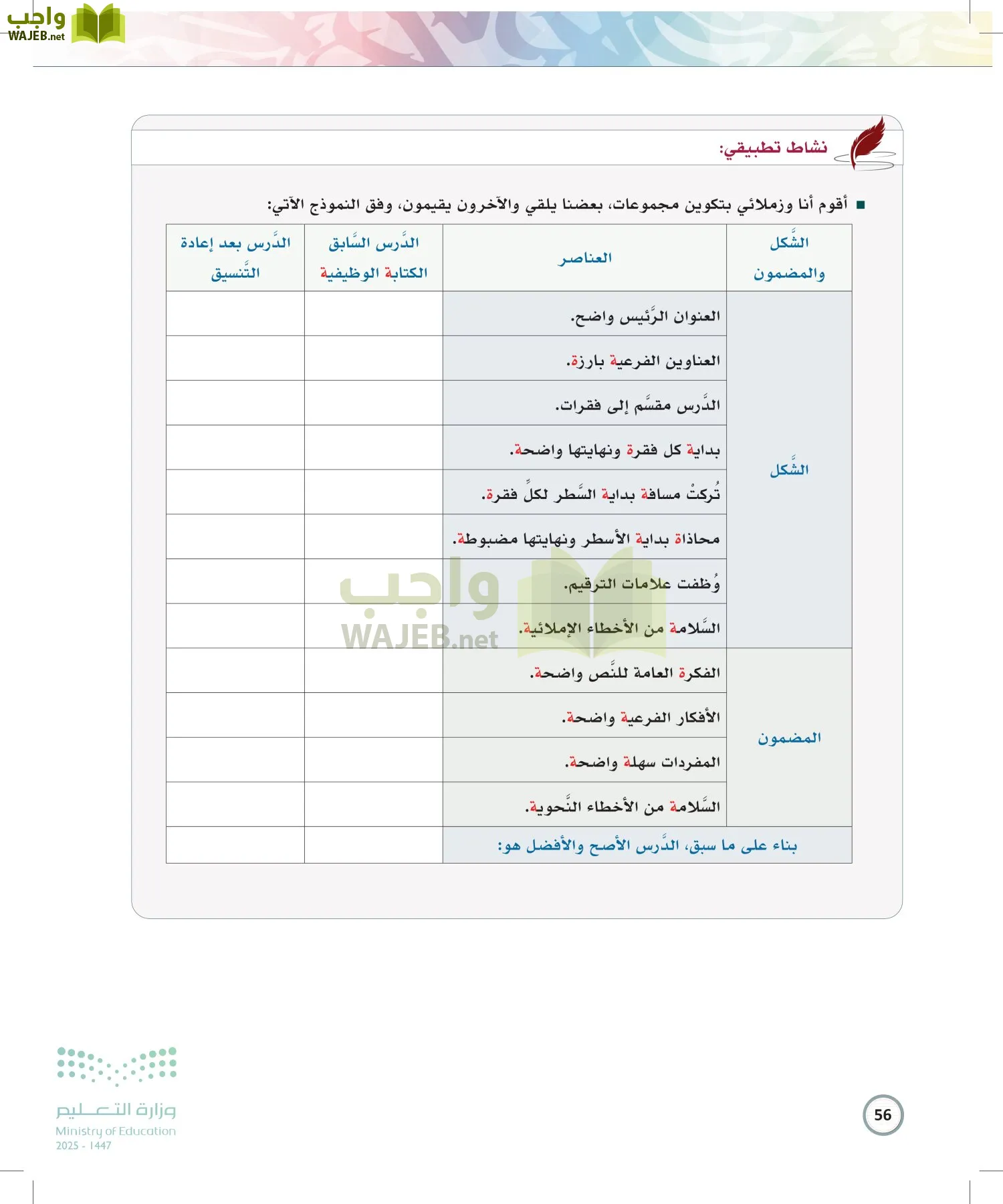 الكتابة الوظيفية و الإبداعية page-55
