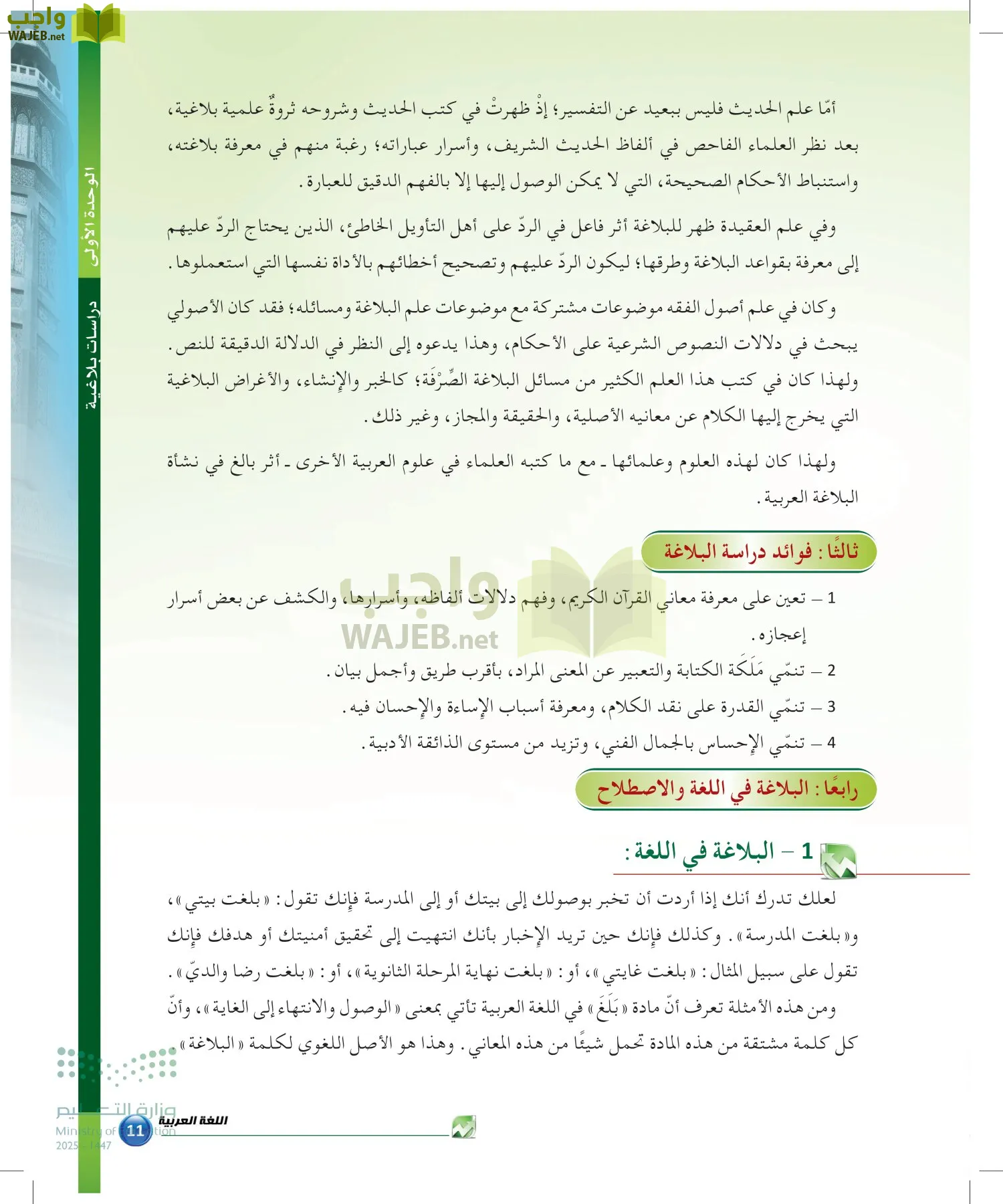 الدراسات البلاغية والنقدية page-10