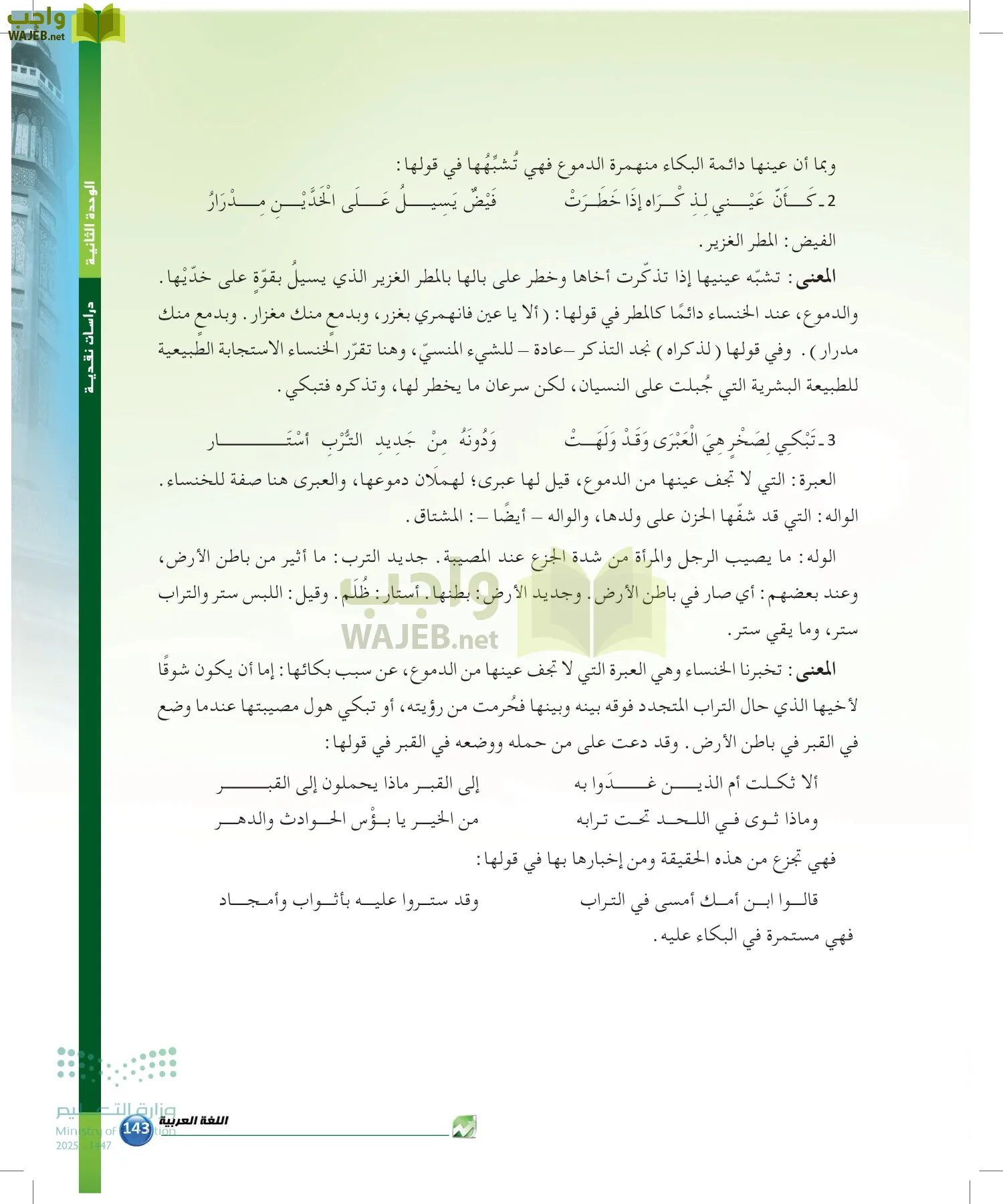 الدراسات البلاغية والنقدية page-142