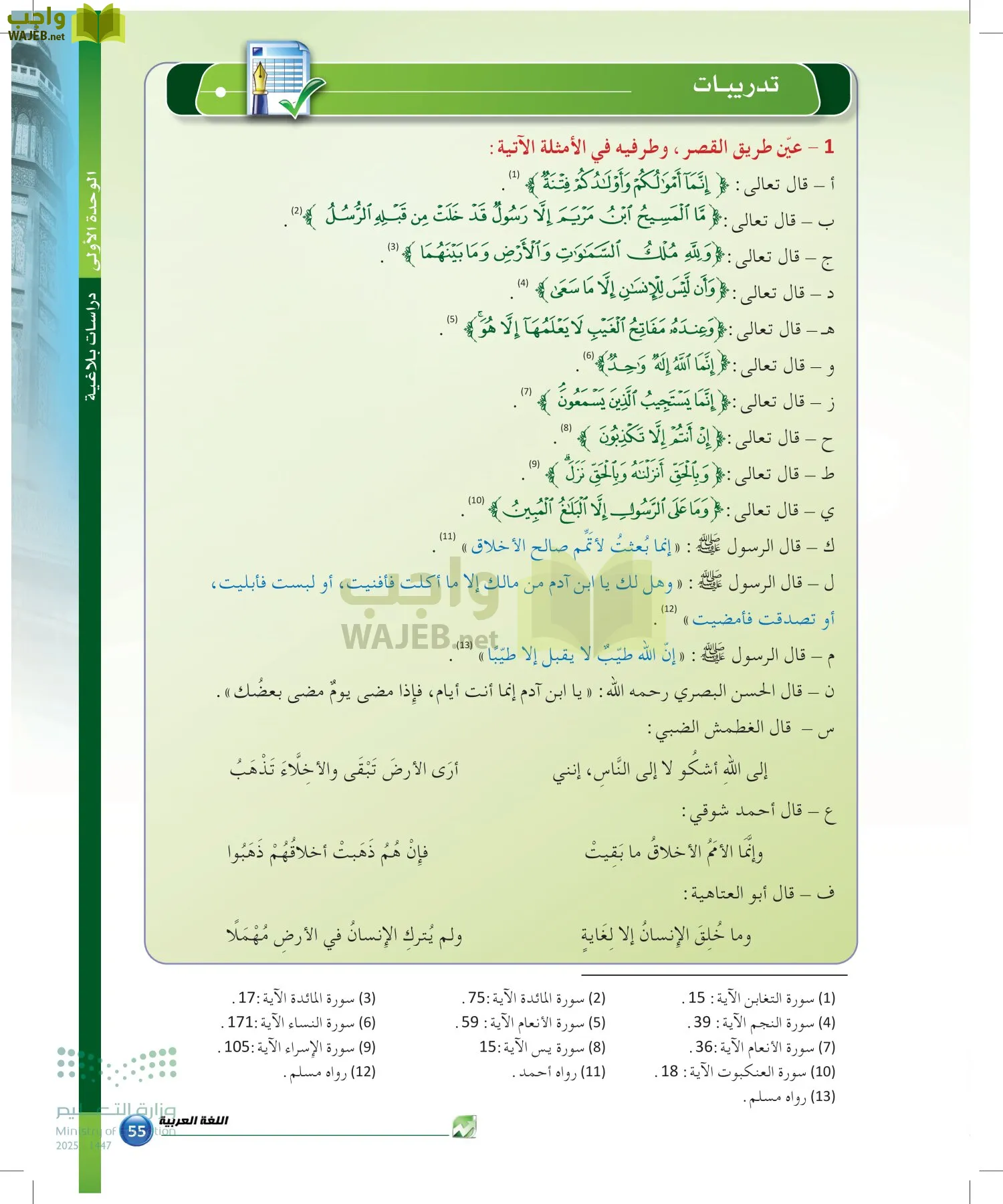 الدراسات البلاغية والنقدية page-54