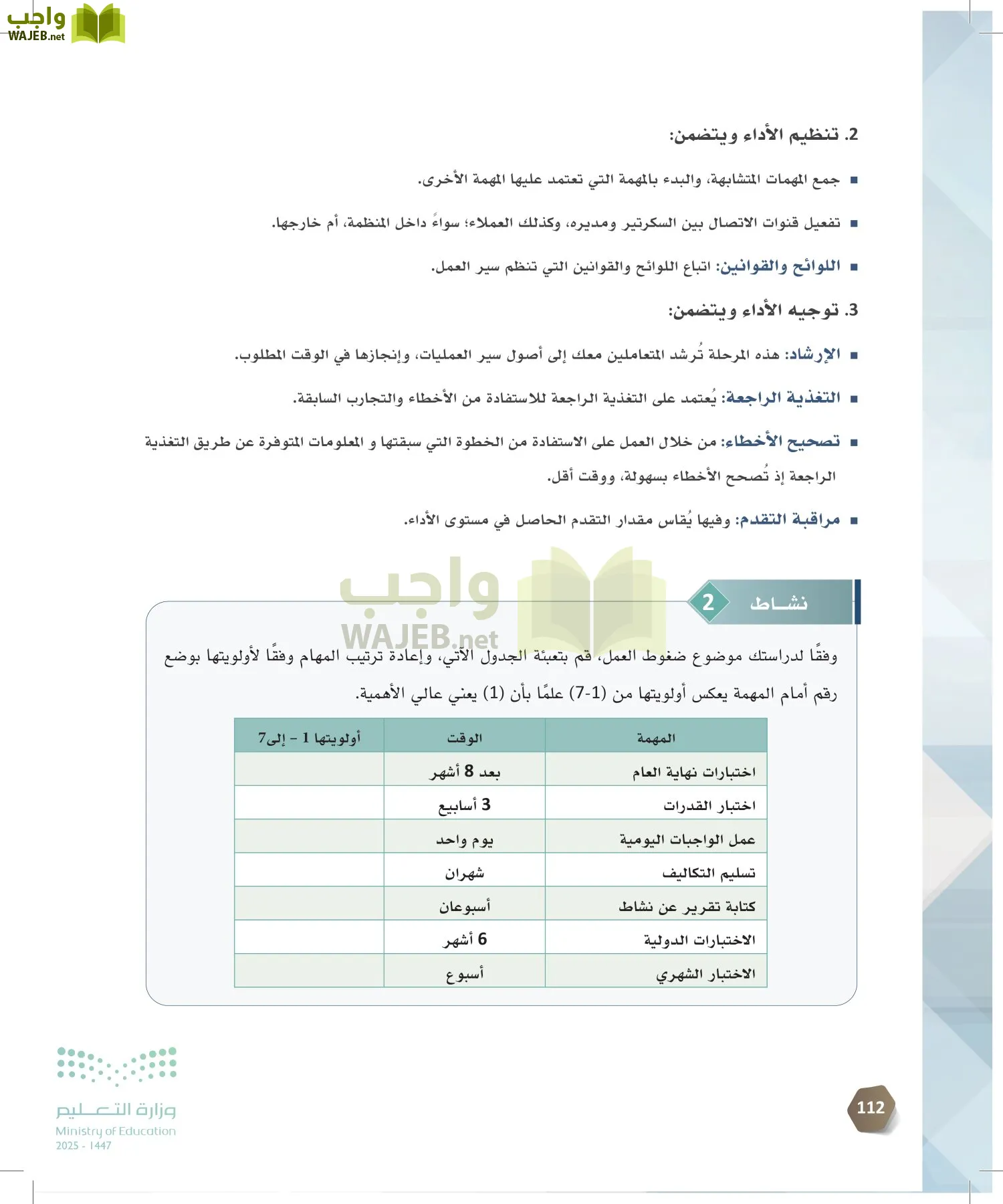 السكرتارية والإدارة المكتبية page-111
