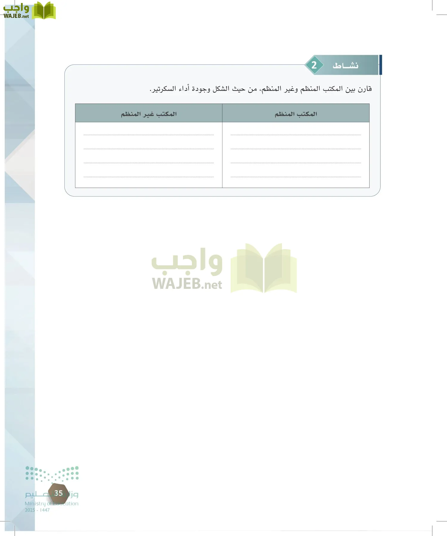 السكرتارية والإدارة المكتبية page-34