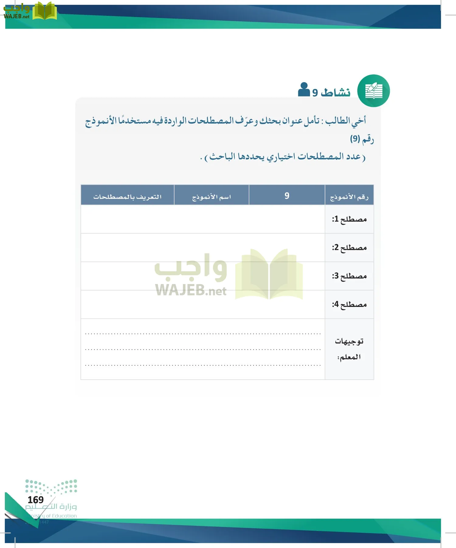 البحث والمصادر المعلومات page-168