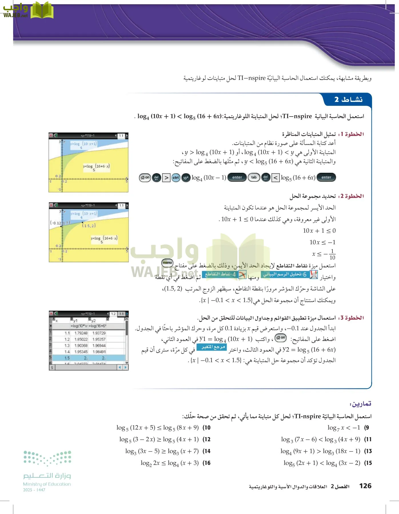 الرياضيات1-3 الفصل الأول page-125