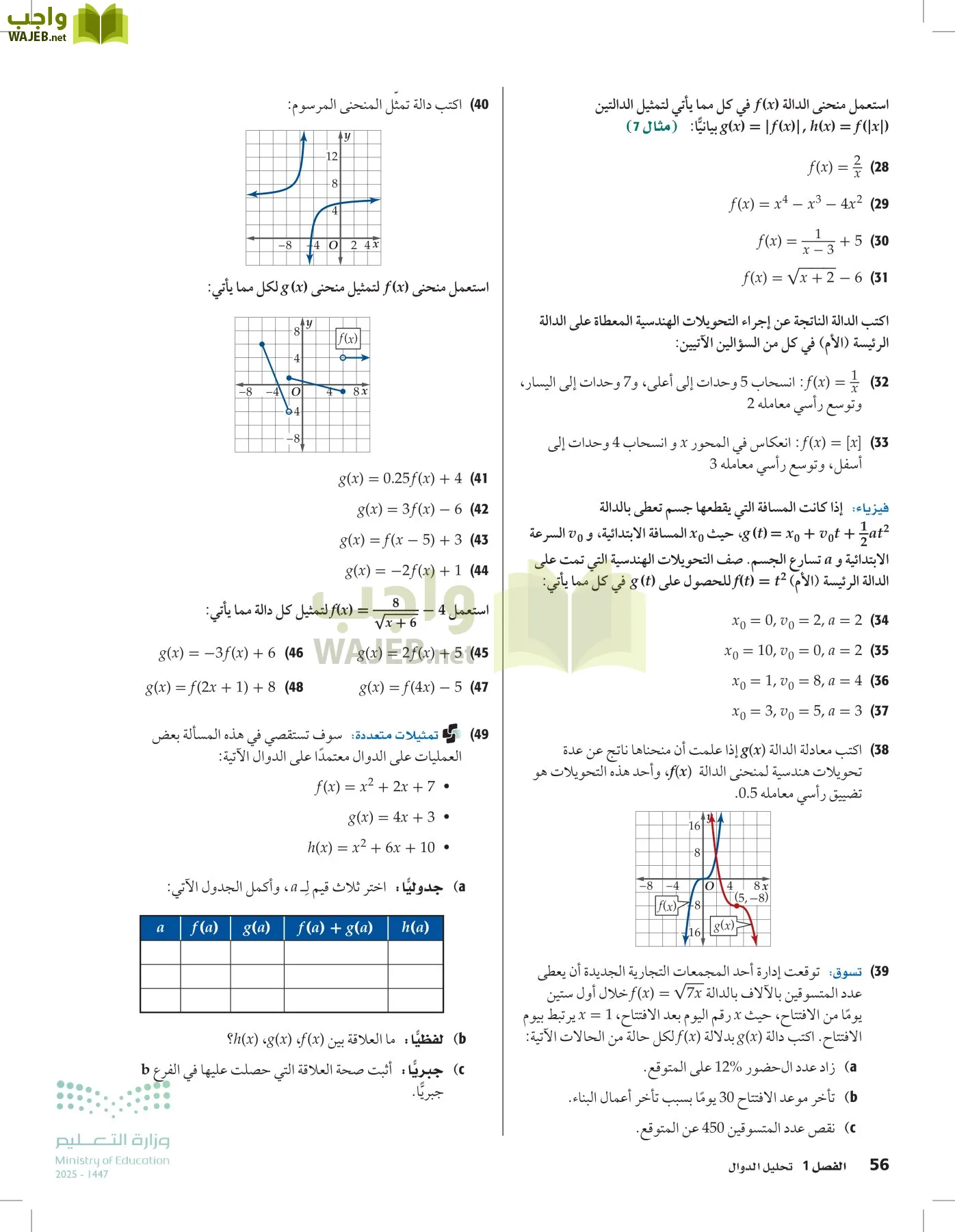 الرياضيات1-3 الفصل الأول page-55