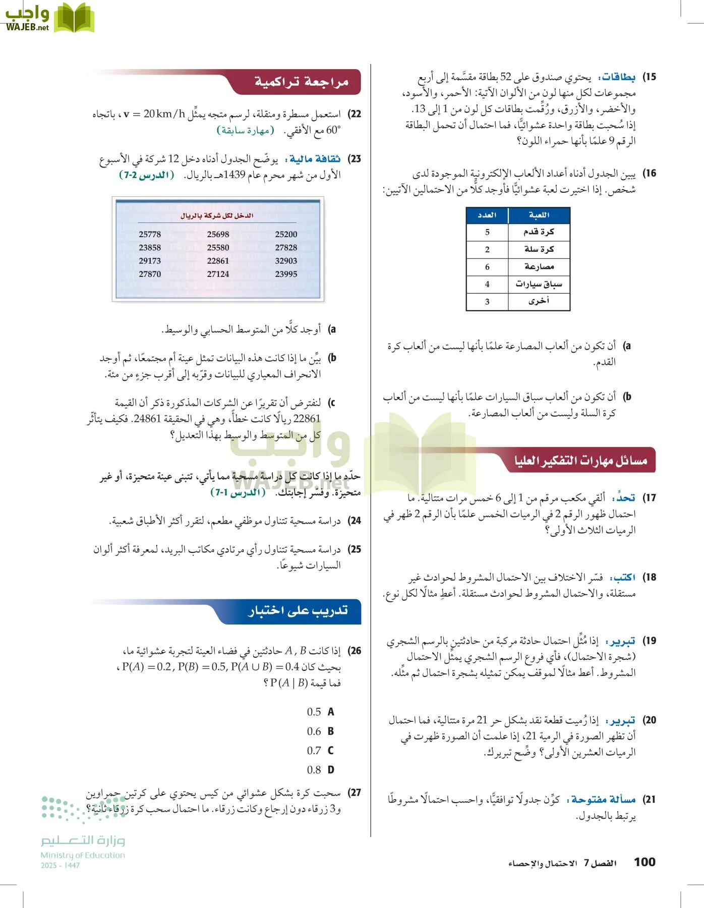 الرياضيات2-3 الفصل الثاني page-99