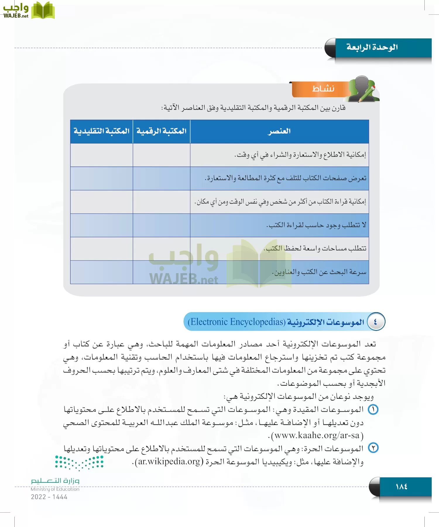 الحاسب وتقنية المعلومات page-184