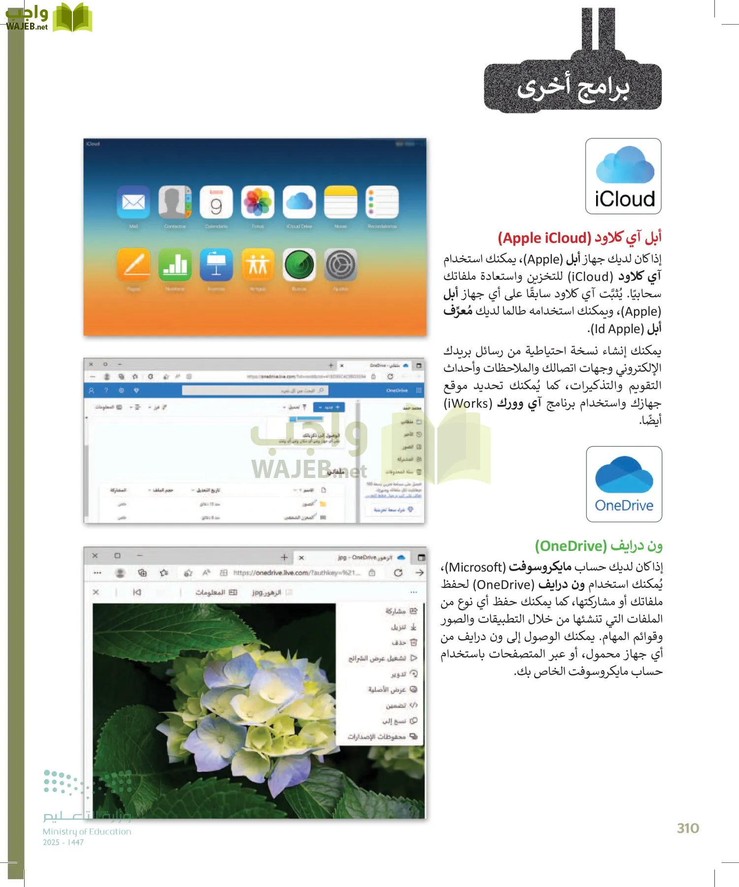 الحاسب وتقنية المعلومات page-310