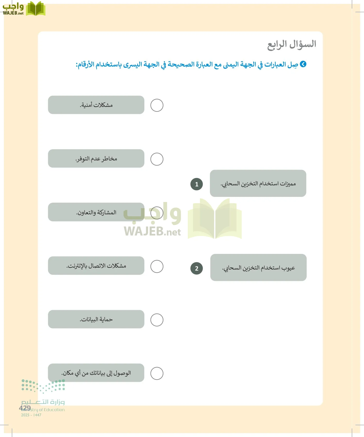 الحاسب وتقنية المعلومات page-429