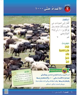 الفصل التاسع/الأعداد حتى ١٠٠٠ الفصل التاسع/الأعداد حتى ١٠٠٠
