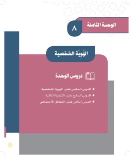 الوحدة الثامنة/الهوية الشخصية الوحدة الثامنة/الهوية الشخصية