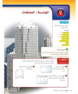 الفصل السابع/الهندسة:المضلعات الفصل السابع/الهندسة:المضلعات