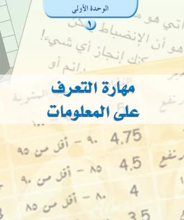 الوحدة الاولى/مهارة التعرف على المعلومات