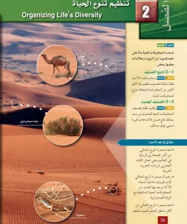 الفصل الثاني/تنظيم تنوع الحياة الفصل الثاني/تنظيم تنوع الحياة